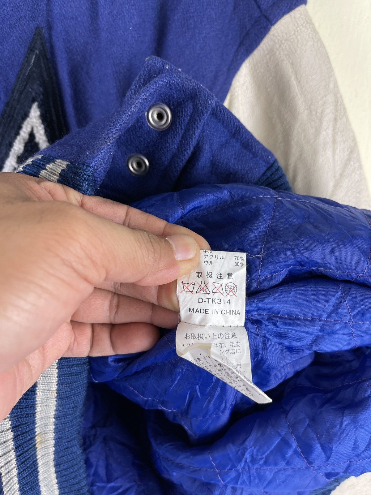 Starter × Vintage Vintage Starter NFL Team Sleeve Leather Varsity Jacket Size US M / EU 48-50 / 2 - 9 Thumbnail