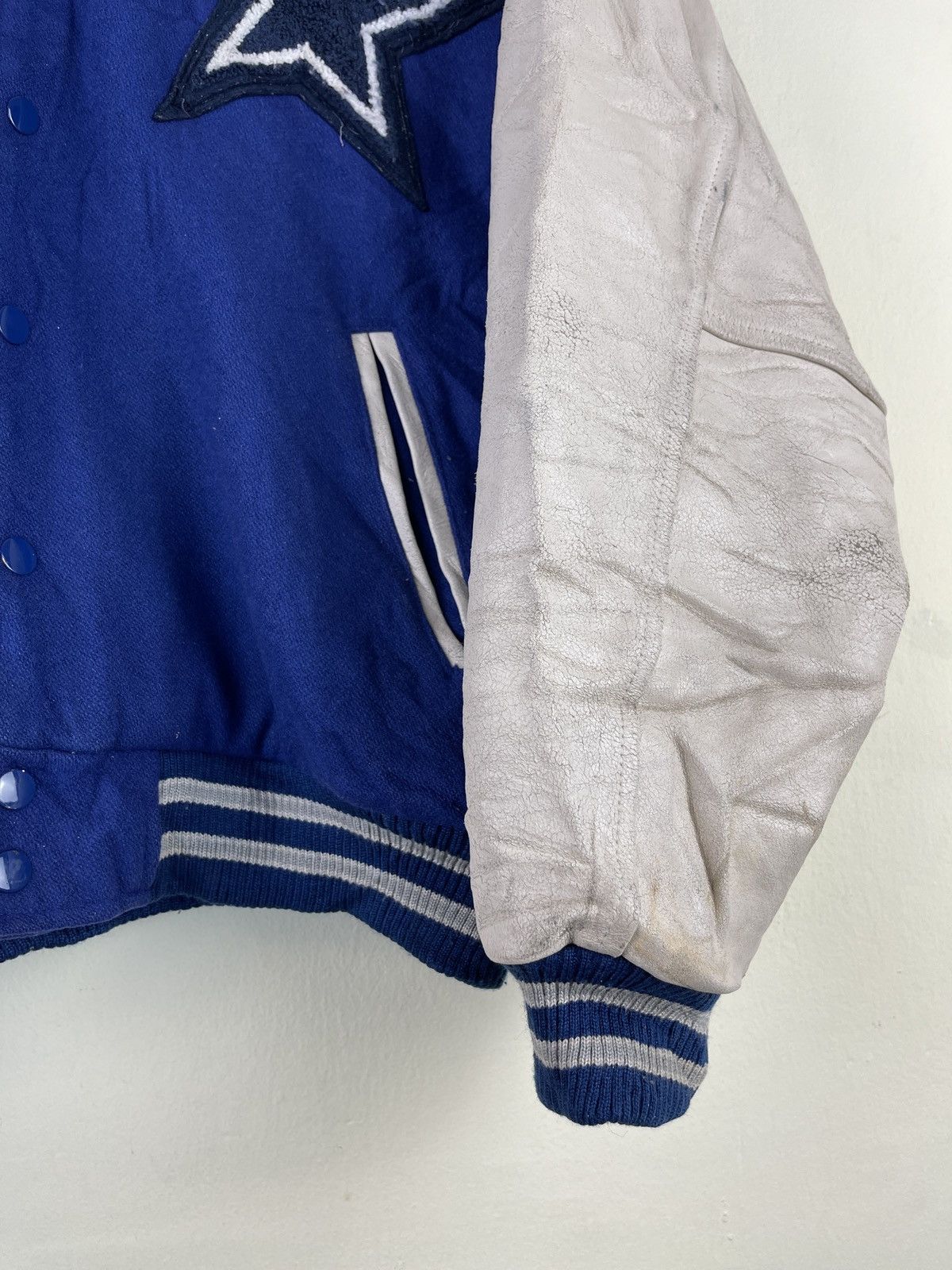 Starter × Vintage Vintage Starter NFL Team Sleeve Leather Varsity Jacket Size US M / EU 48-50 / 2 - 4 Thumbnail