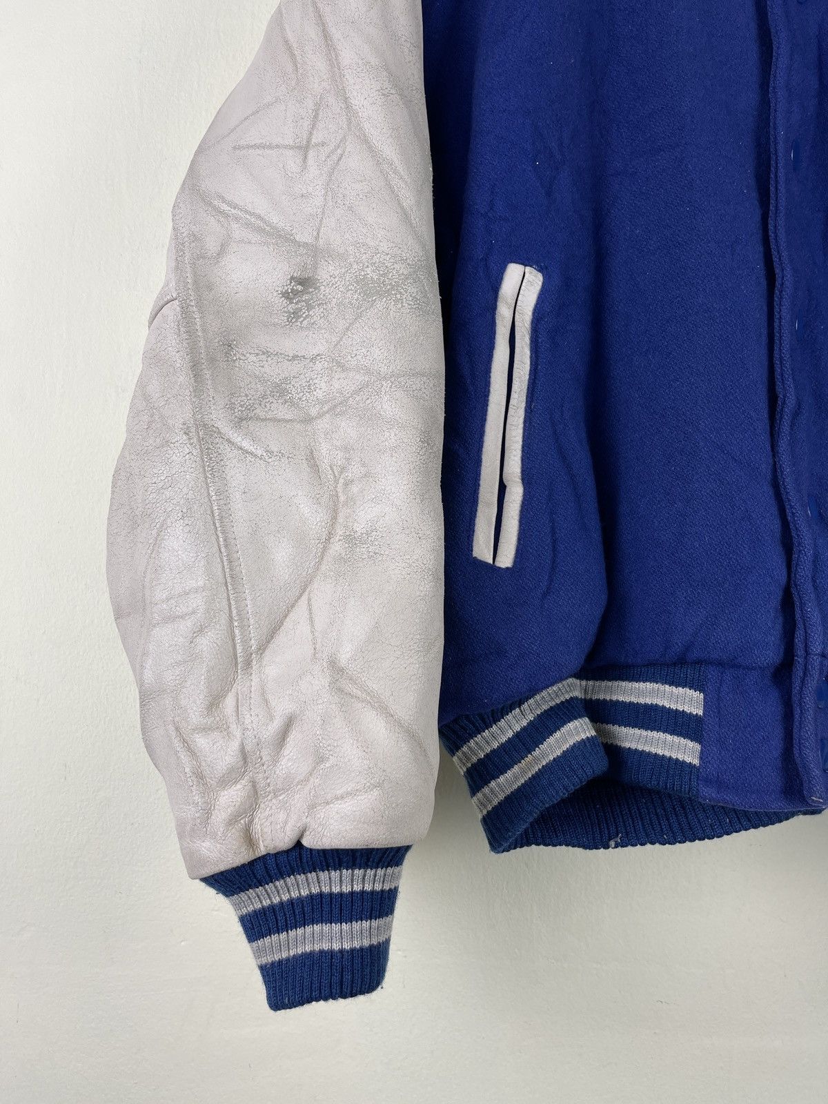 Starter × Vintage Vintage Starter NFL Team Sleeve Leather Varsity Jacket Size US M / EU 48-50 / 2 - 5 Thumbnail