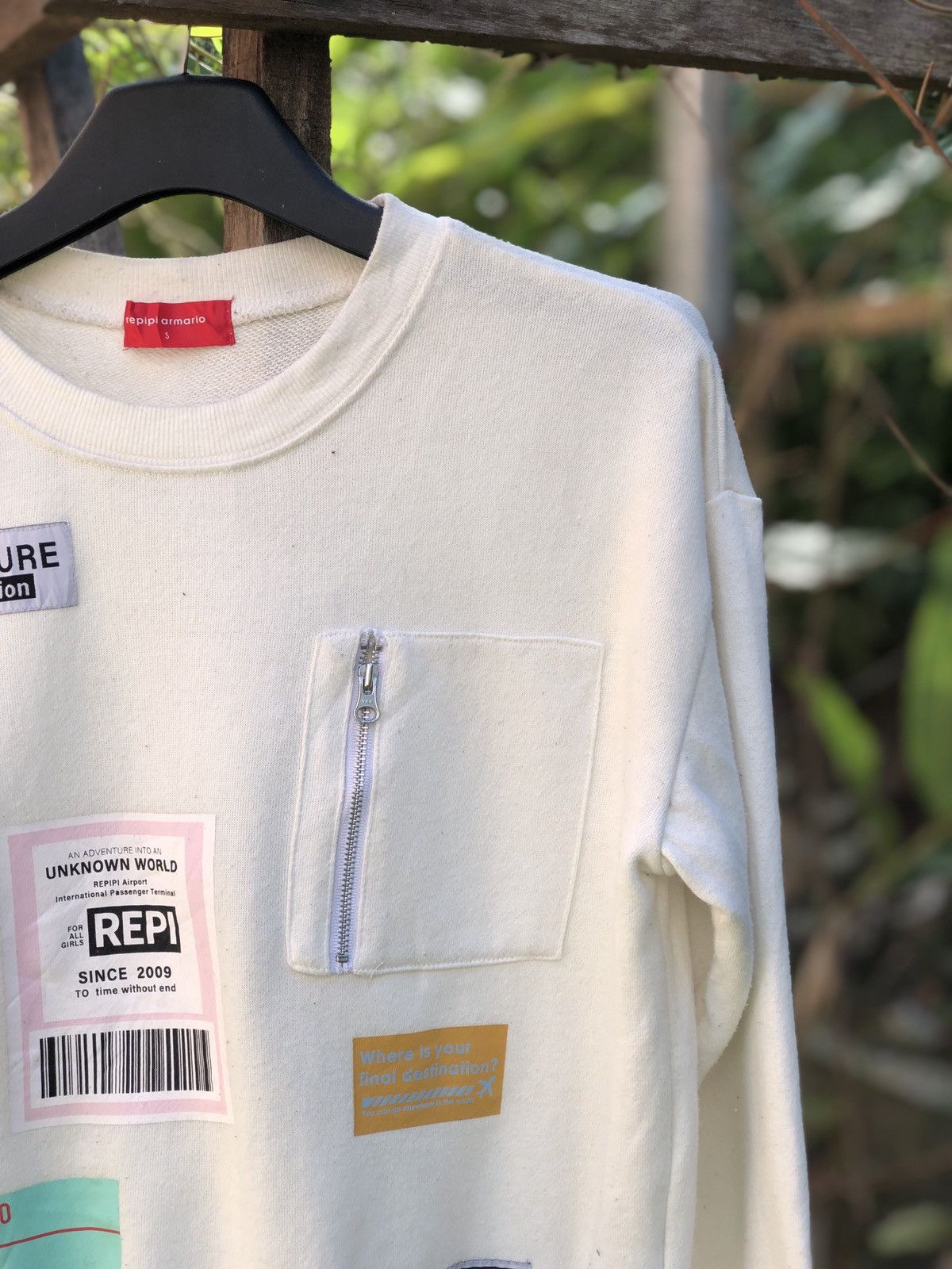 Japanese Brand Repipi Armario Patches Sweatshirt Size US S / EU 44-46 / 1 - 2 Thumbnail