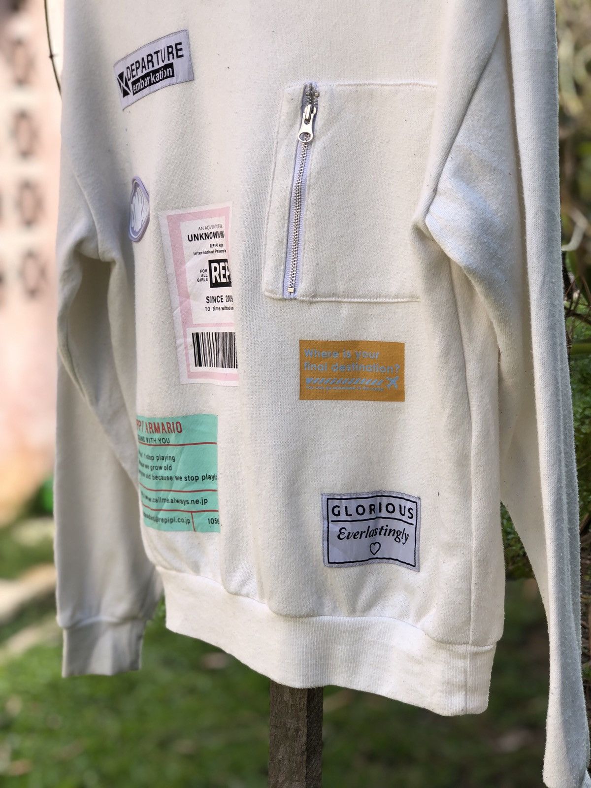 Japanese Brand Repipi Armario Patches Sweatshirt Size US S / EU 44-46 / 1 - 5 Thumbnail