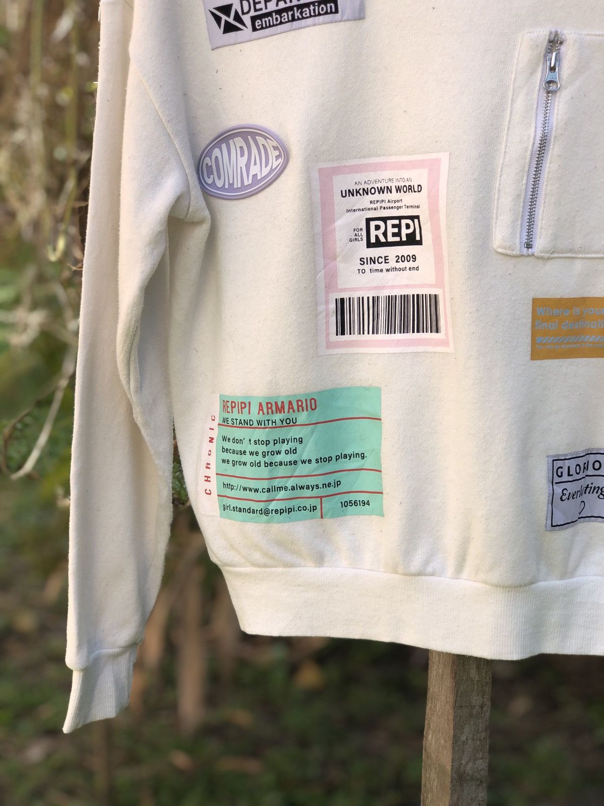 Japanese Brand Repipi Armario Patches Sweatshirt Size US S / EU 44-46 / 1 - 3 Thumbnail