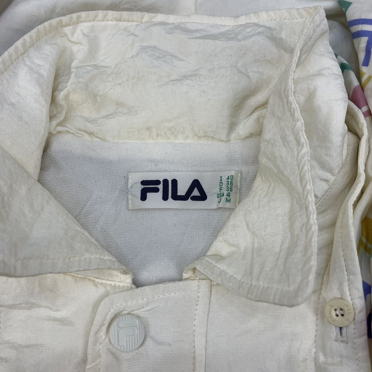 Fila × Vintage Vintage Fila Windreaker Hoodie Jacket Size US M / EU 48-50 / 2 - 3 Thumbnail