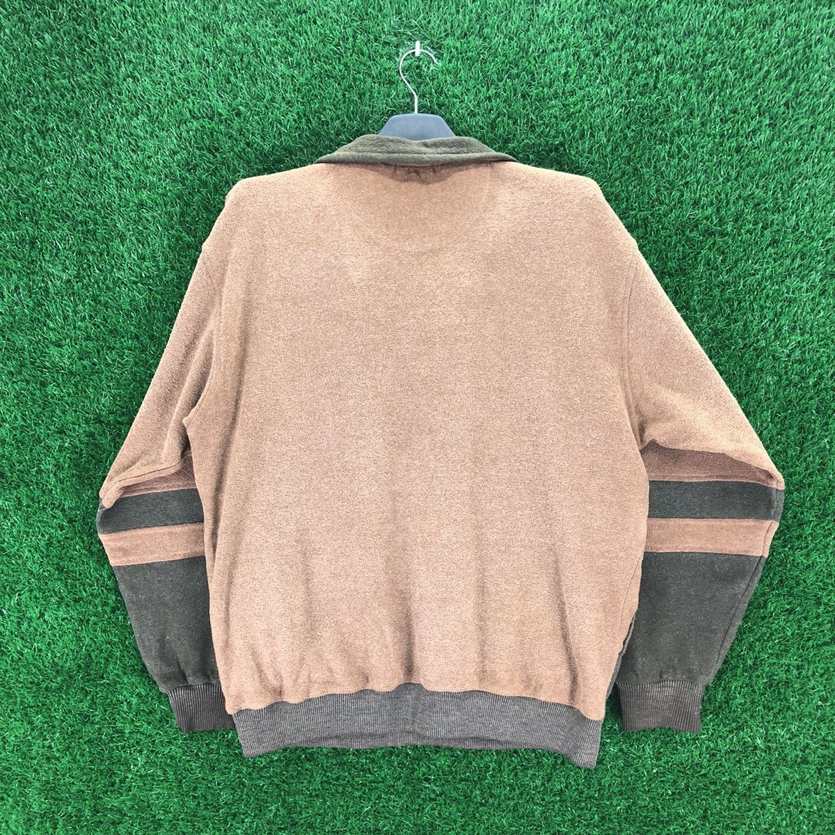 Japanese Brand Vintage North Field Quarter Zipper Sweater Shirt Size US XL / EU 56 / 4 - 4 Thumbnail