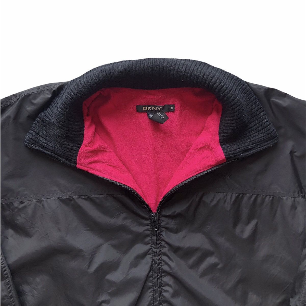 DKNY Vintage DKNY Zipper Sweater Jacket Size US M / EU 48-50 / 2 - 2 Thumbnail