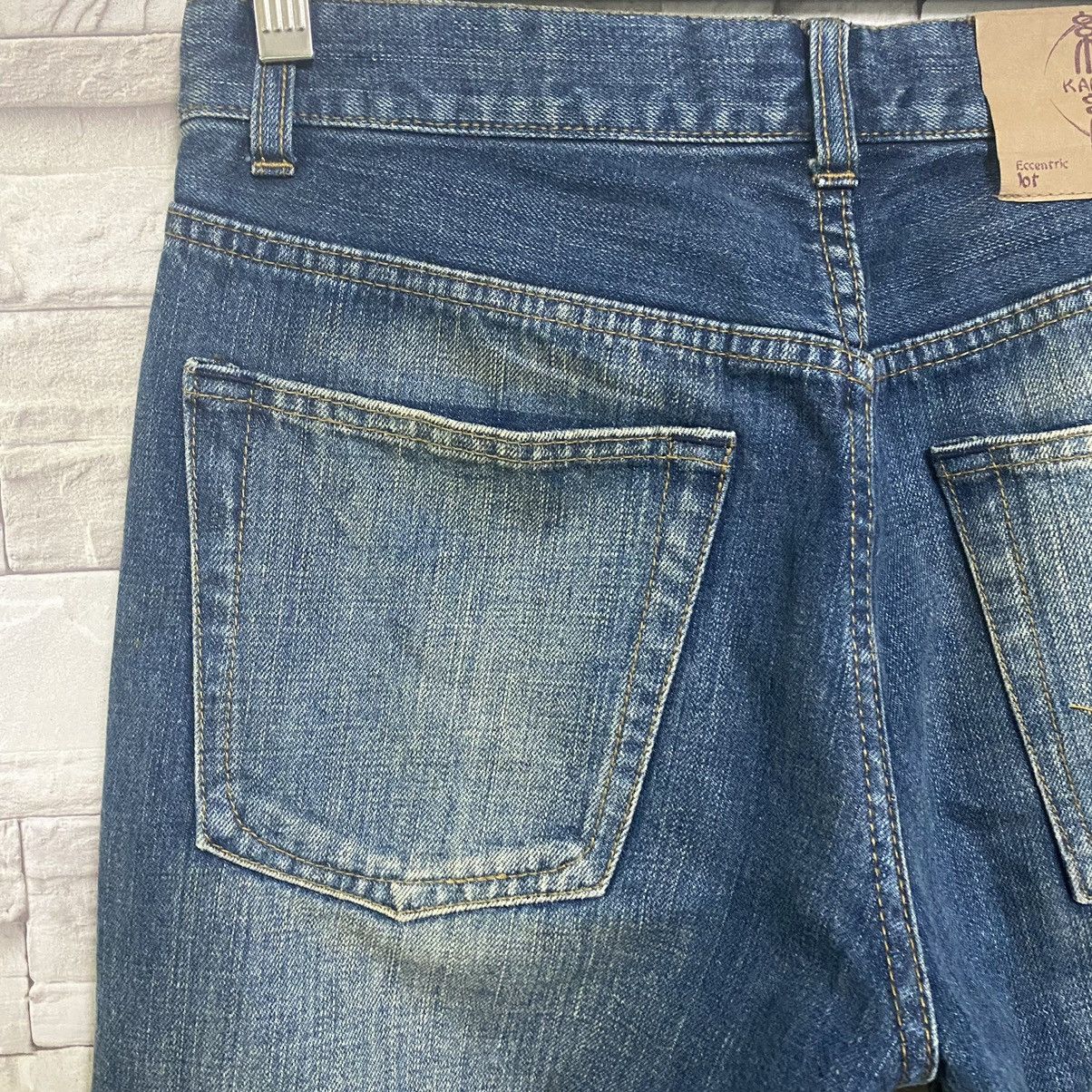Karakuri Tamashii Karakuri Generation Denim Embroidery Japan Motive Jeans Size US 31 - 15 Thumbnail
