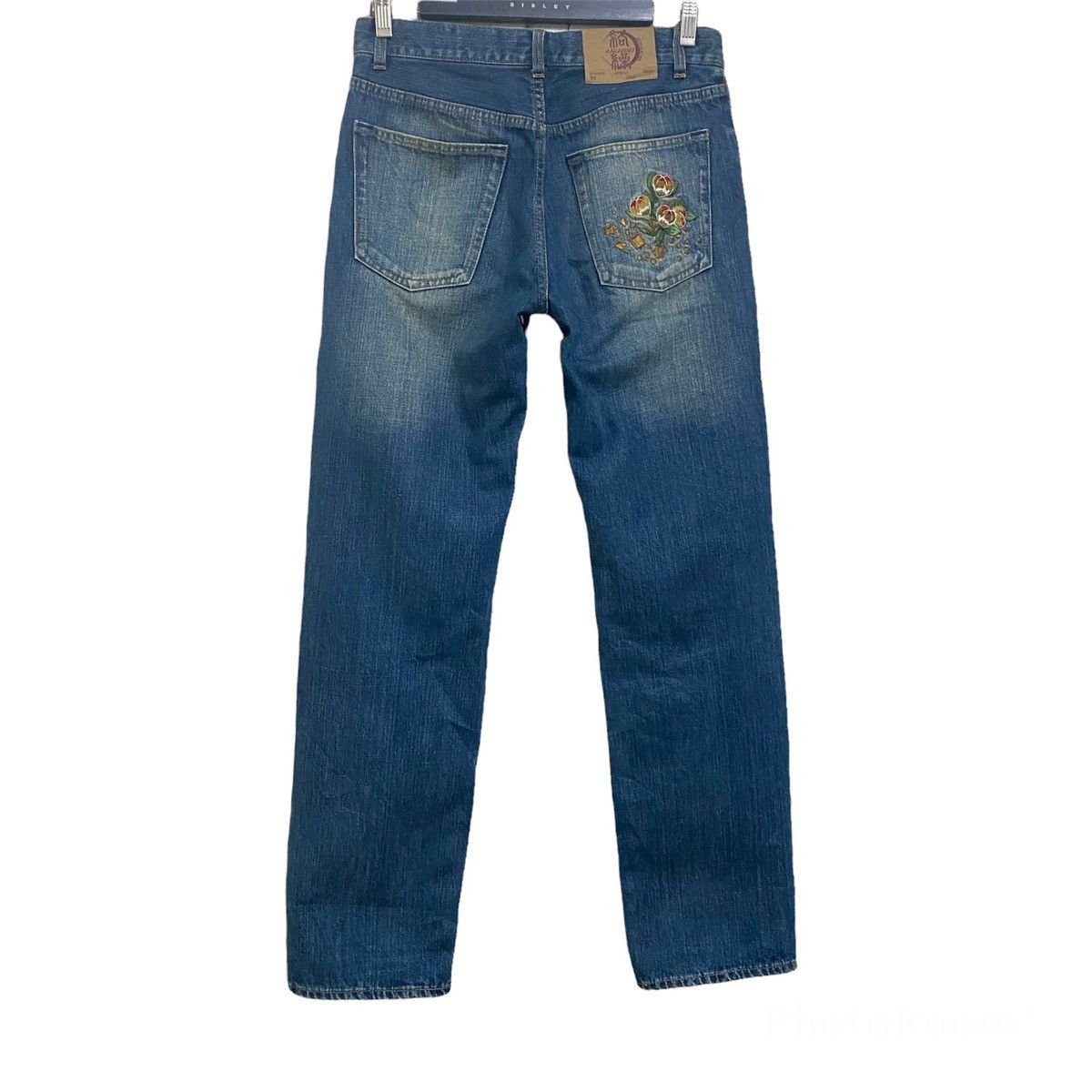 Karakuri Tamashii Karakuri Generation Denim Embroidery Japan Motive Jeans Size US 31 - 2 Thumbnail