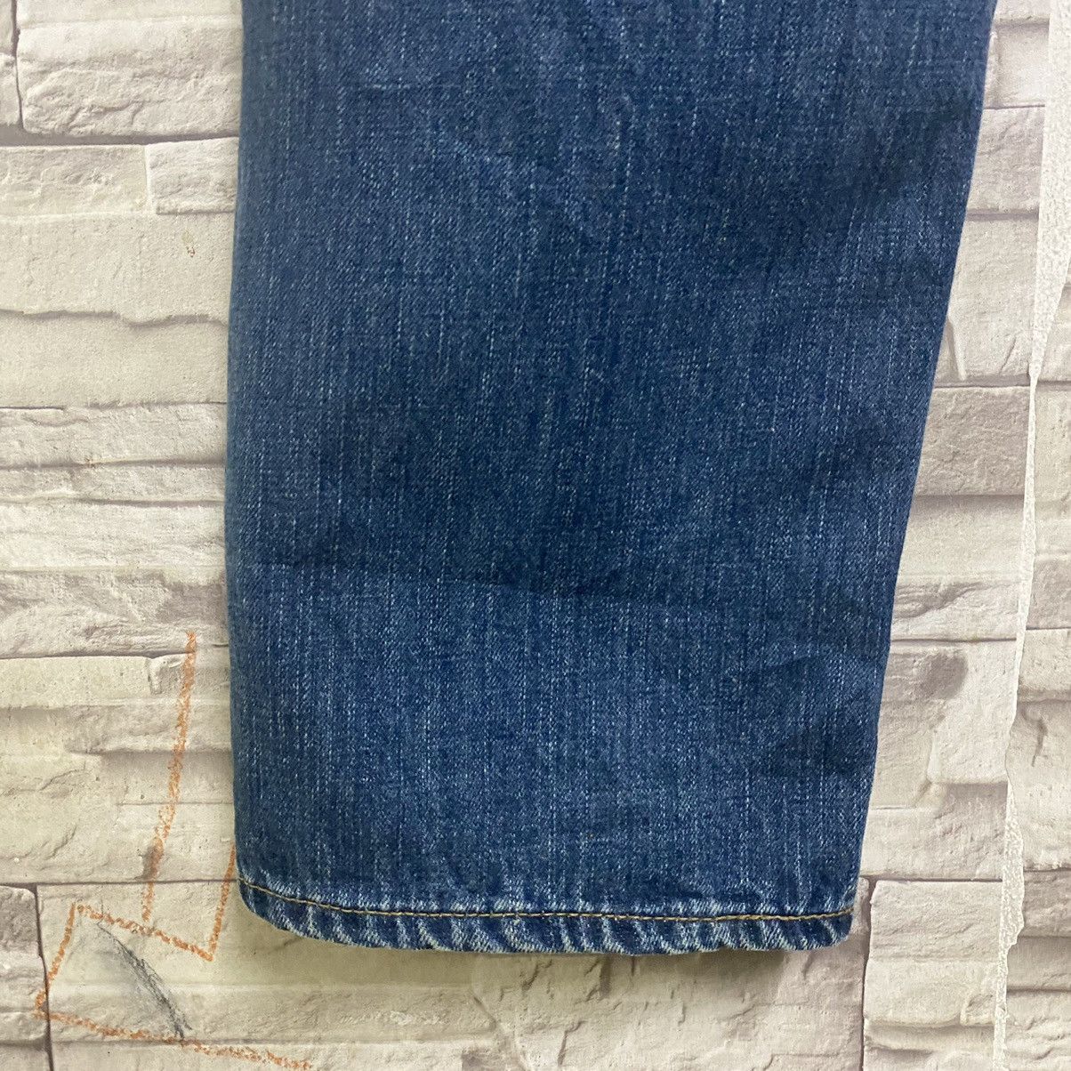 Karakuri Tamashii Karakuri Generation Denim Embroidery Japan Motive Jeans Size US 31 - 17 Thumbnail