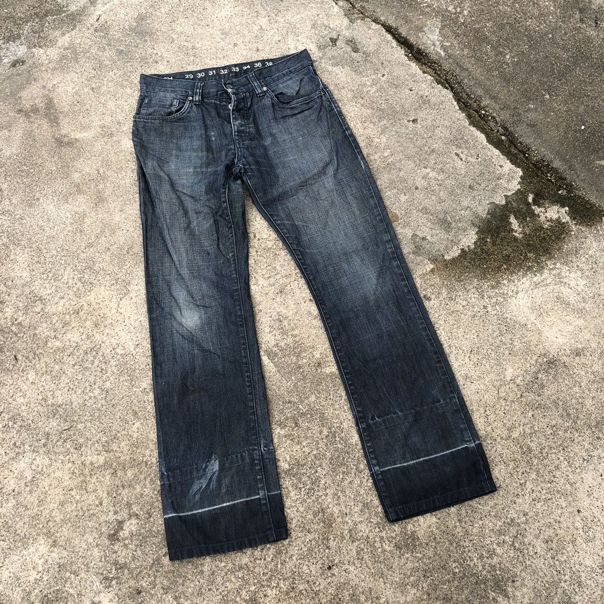 Designer 🔥Rare🔥Charles Voegele Casablanca Stone Wash Rips Denim Jeans ...