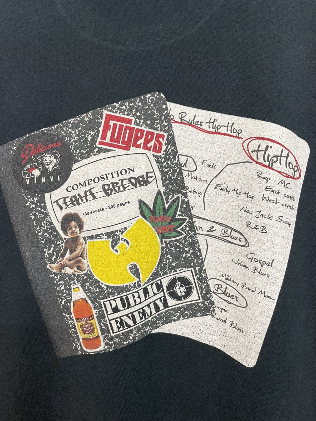 Rap Tees × Vintage × Wu-Tang Clan Vintage Tight Bridge Raptees Size US XL / EU 56 / 4 - 3 Thumbnail