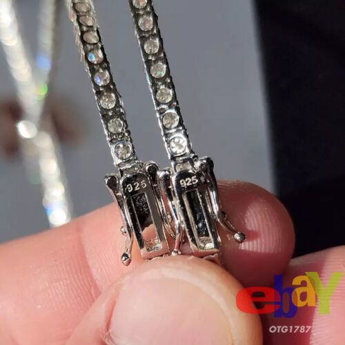 Other VVS Moissanite Tennis Chain Passes Diamond Tester 925 Silver Size ONE SIZE - 5 Thumbnail