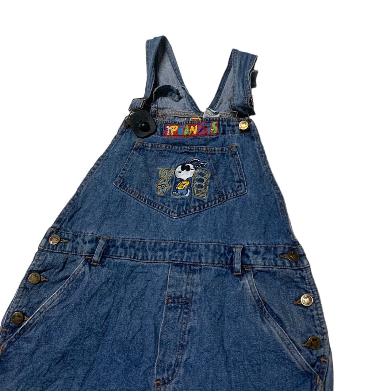Cartoon Network × Peanuts × Vintage Vintage Snoopy Peanuts cartoon character denim jumpsuit Size US 32 / EU 48 - 2 Thumbnail