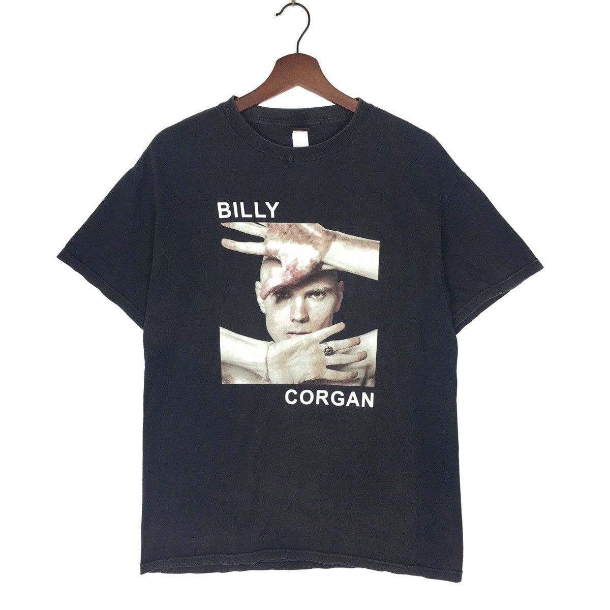 image of Band Tees x Rock Tees Billy Corgan Future Embrace Tour 2005 in Black, Men's (Size Medium)