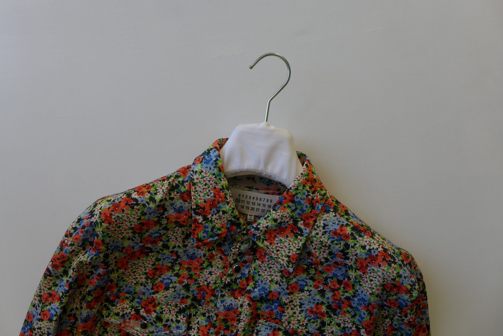 image of Maison Margiela Margiela Ss17 Western Shirt - Floral Print, Men's (Size Medium)