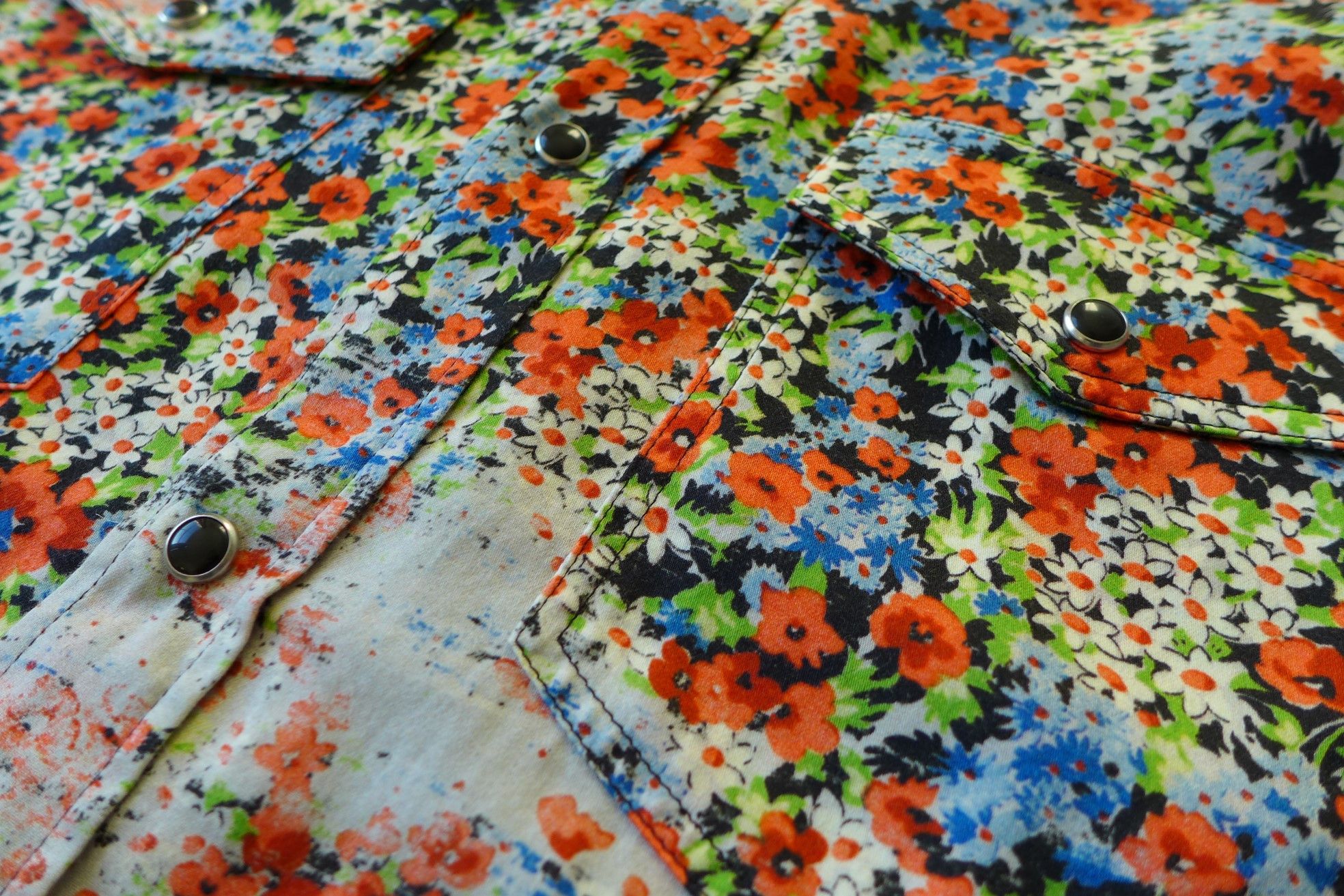Maison Margiela Margiela SS17 Western Shirt - Floral Print Size US M / EU 48-50 / 2 - 12 Thumbnail