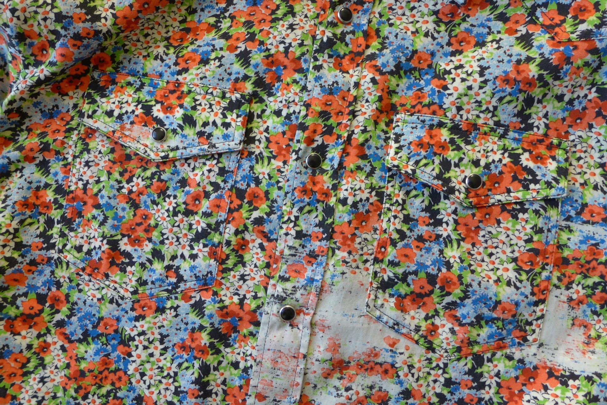 Maison Margiela Margiela SS17 Western Shirt - Floral Print Size US M / EU 48-50 / 2 - 11 Thumbnail
