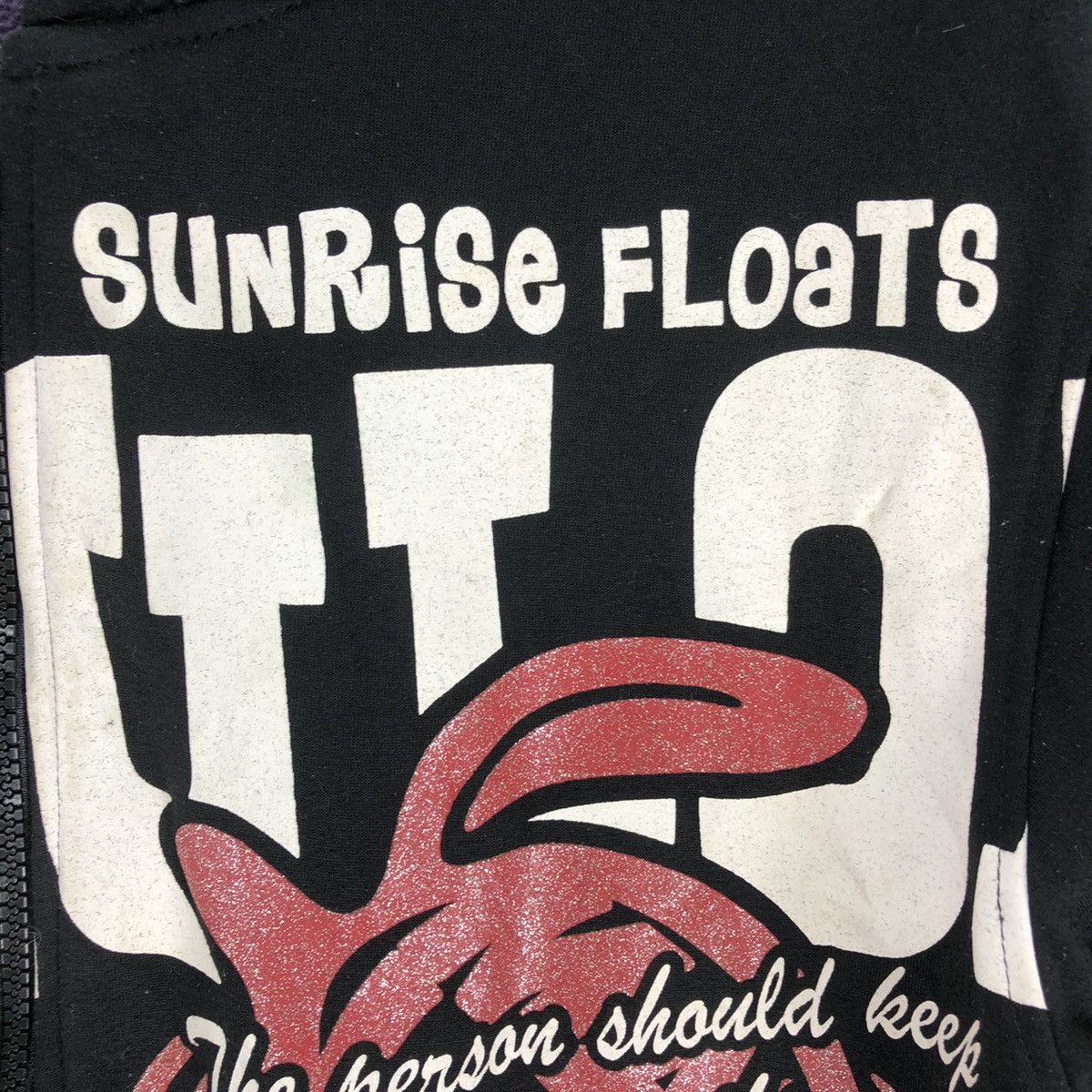Japanese Brand Vintage Sweater Zipper Hoodie Sunrise Floats Mauloa Size US M / EU 48-50 / 2 - 5 Thumbnail