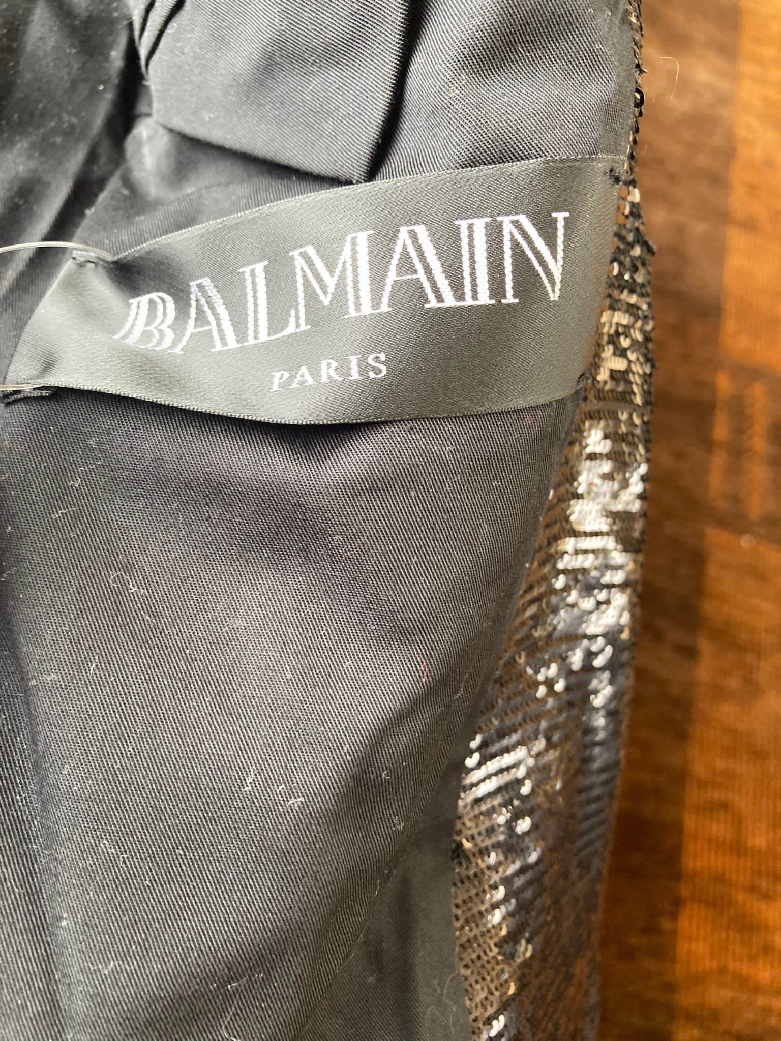 Balmain Sequin Blazer in Black Size US L / EU 52-54 / 3 - 5 Thumbnail