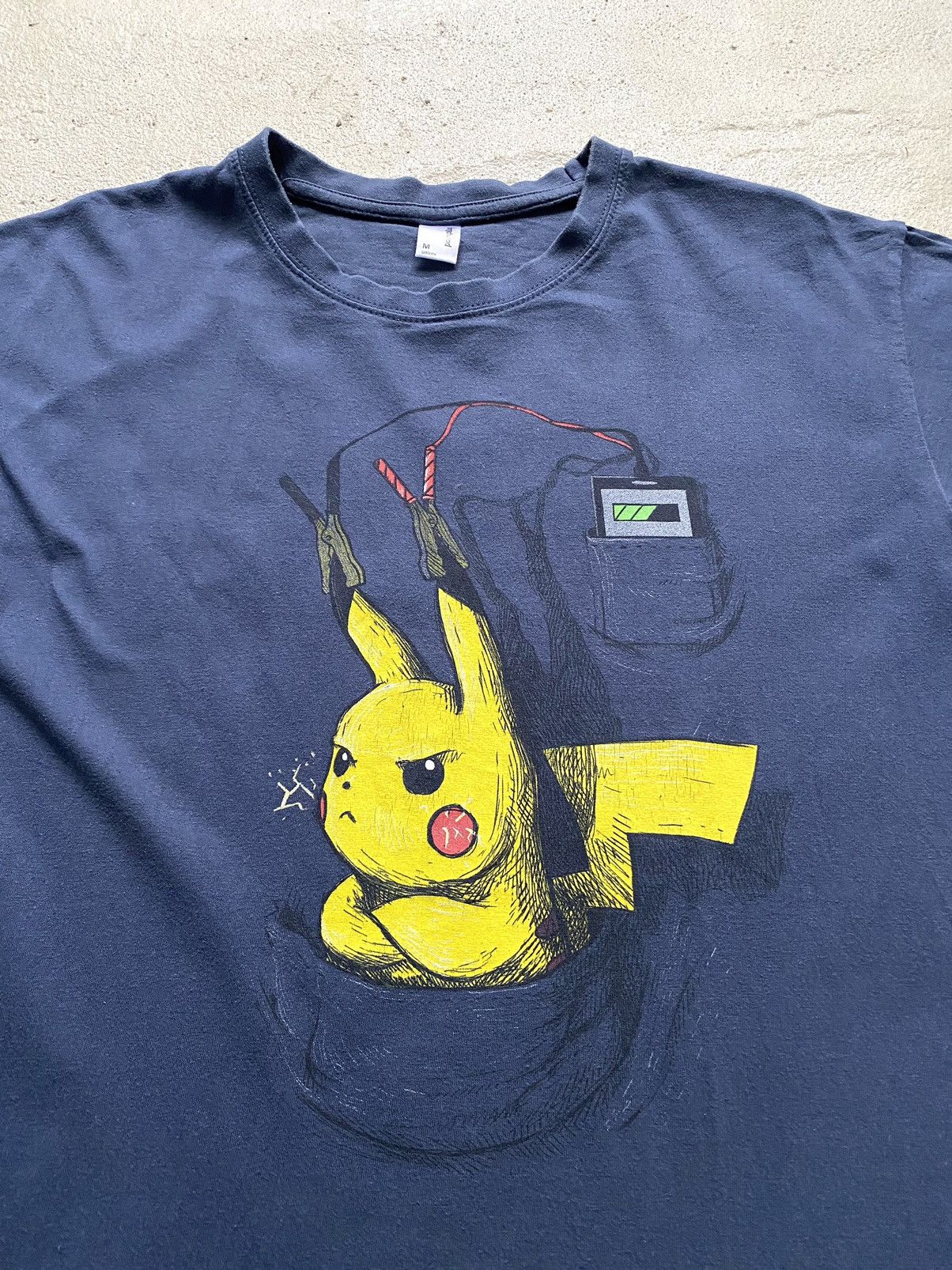 Japanese Brand 00’s Vintage Pokemon Picachu T Shirt Japan Movie Game Size US L / EU 52-54 / 3 - 3 Thumbnail