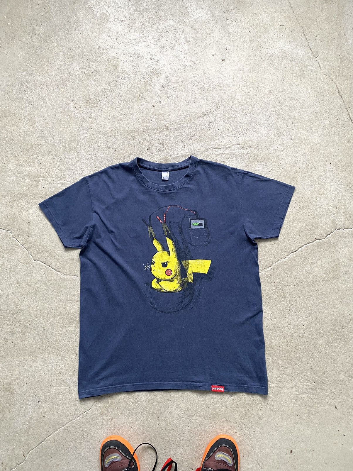 Japanese Brand 00’s Vintage Pokemon Picachu T Shirt Japan Movie Game Size US L / EU 52-54 / 3 - 1 Thumbnail