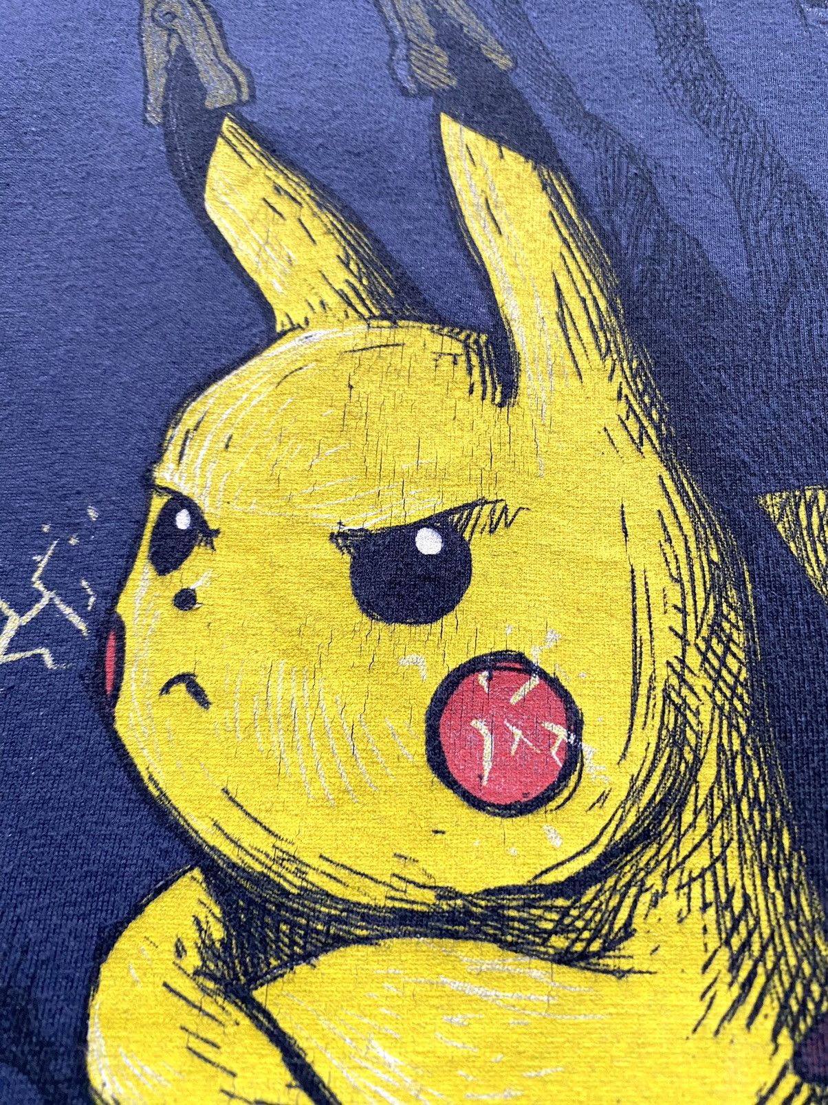 Japanese Brand 00’s Vintage Pokemon Picachu T Shirt Japan Movie Game Size US L / EU 52-54 / 3 - 5 Thumbnail