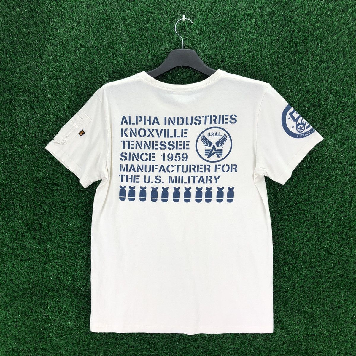 Alpha Industries Vintage Alpha Industries 1959 Manufactory Tee Size US M / EU 48-50 / 2 - 1 Thumbnail