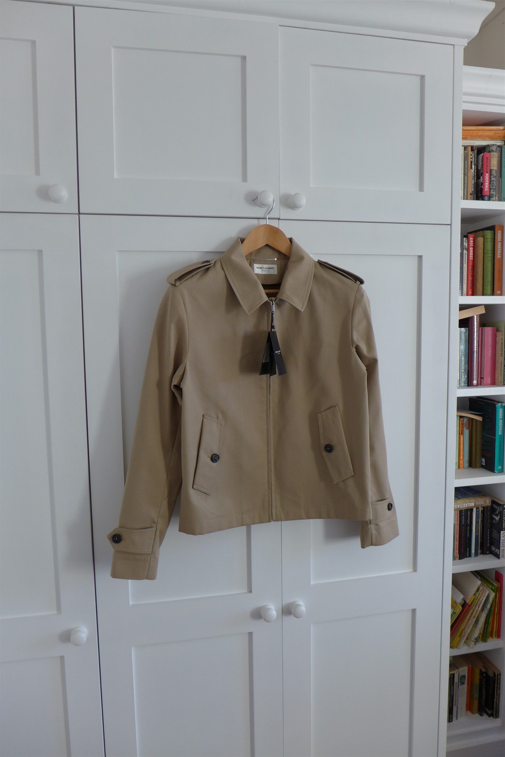 Saint Laurent Paris Saint Laurent Double Face Jacket - Beige Gabardine Size US S / EU 44-46 / 1 - 6 Thumbnail