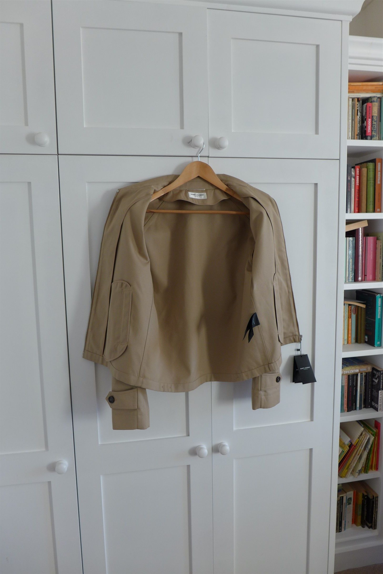 Saint Laurent Paris Saint Laurent Double Face Jacket - Beige Gabardine Size US S / EU 44-46 / 1 - 8 Thumbnail