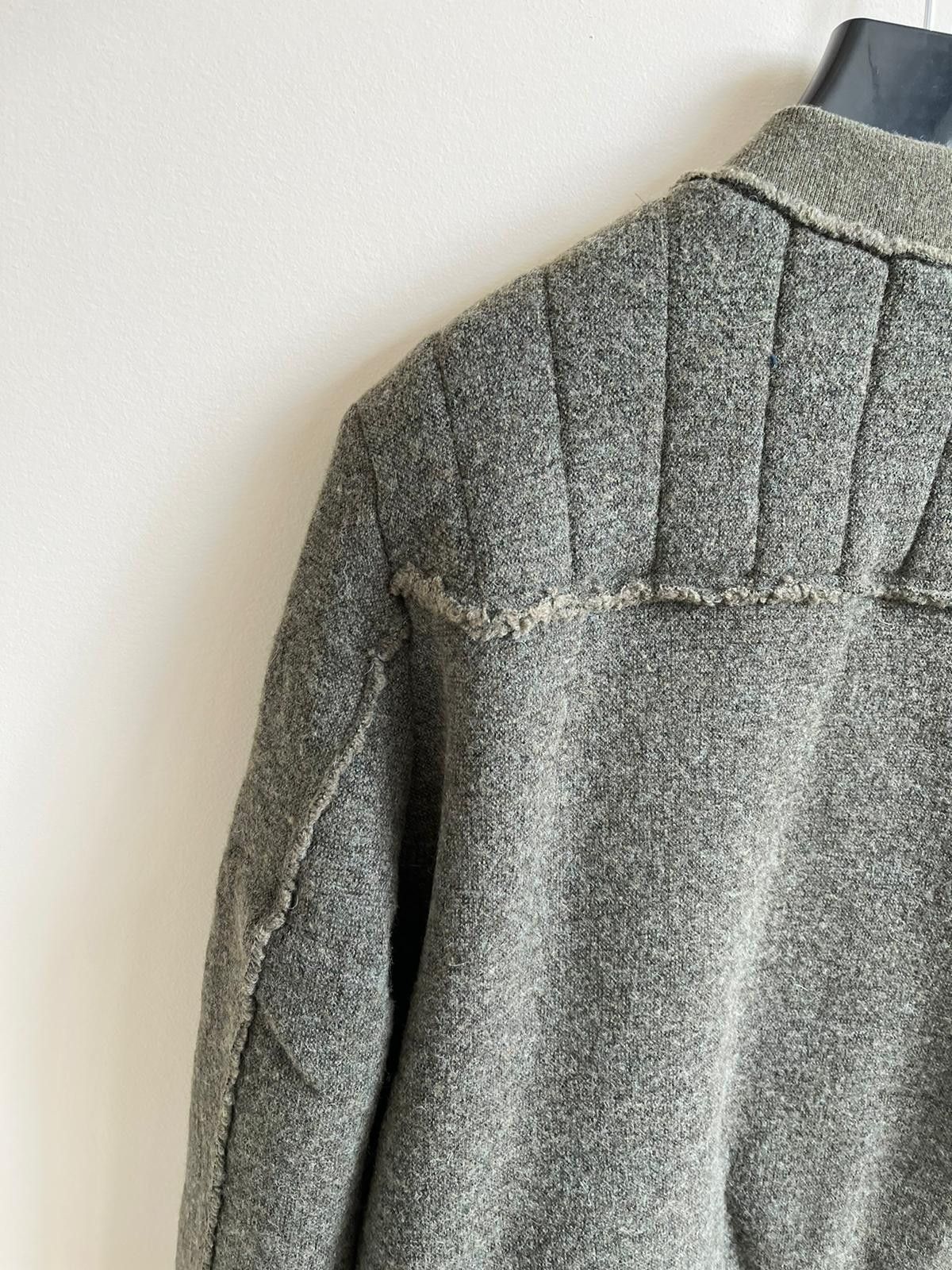 Balmain Shearling Biker Jacket in Khaki Size US M / EU 48-50 / 2 - 20 Thumbnail