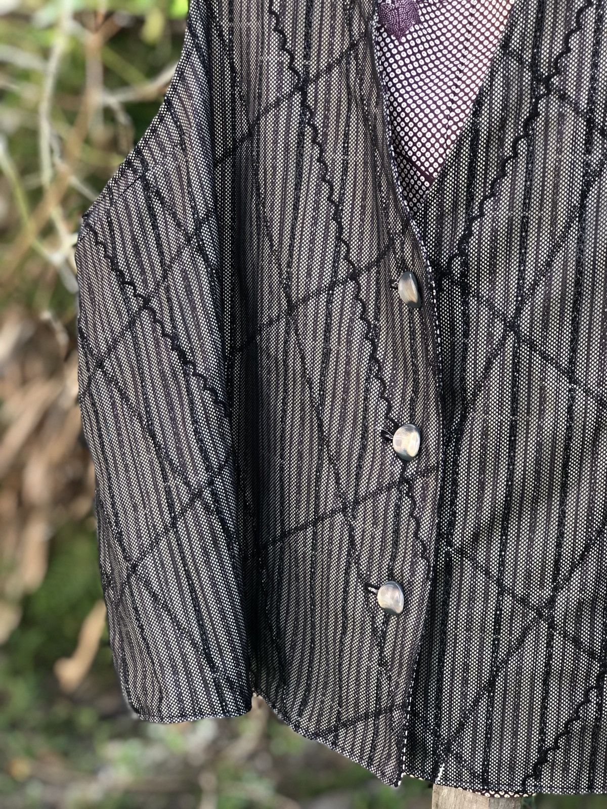 Japanese Brand Vintage Striped Vest Nice Design Size US XXL / EU 58 / 5 - 3 Thumbnail