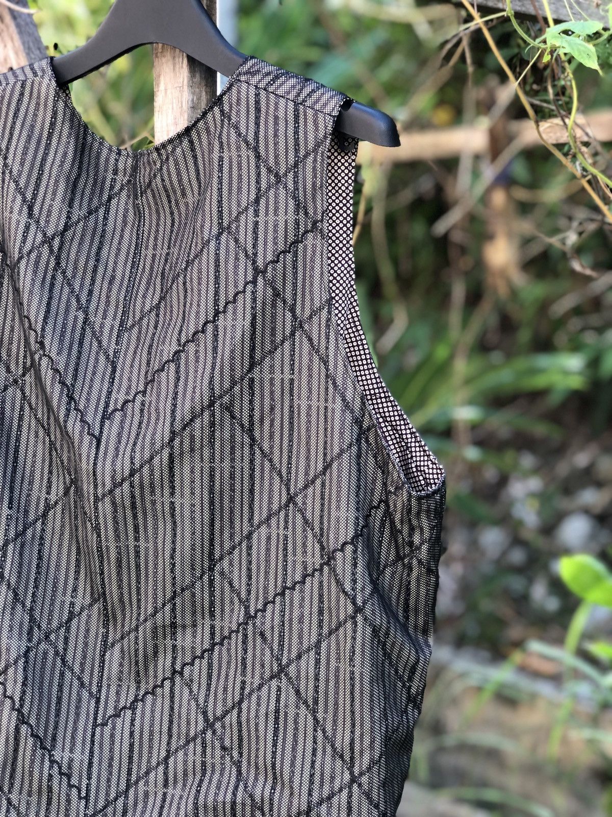 Japanese Brand Vintage Striped Vest Nice Design Size US XXL / EU 58 / 5 - 6 Thumbnail