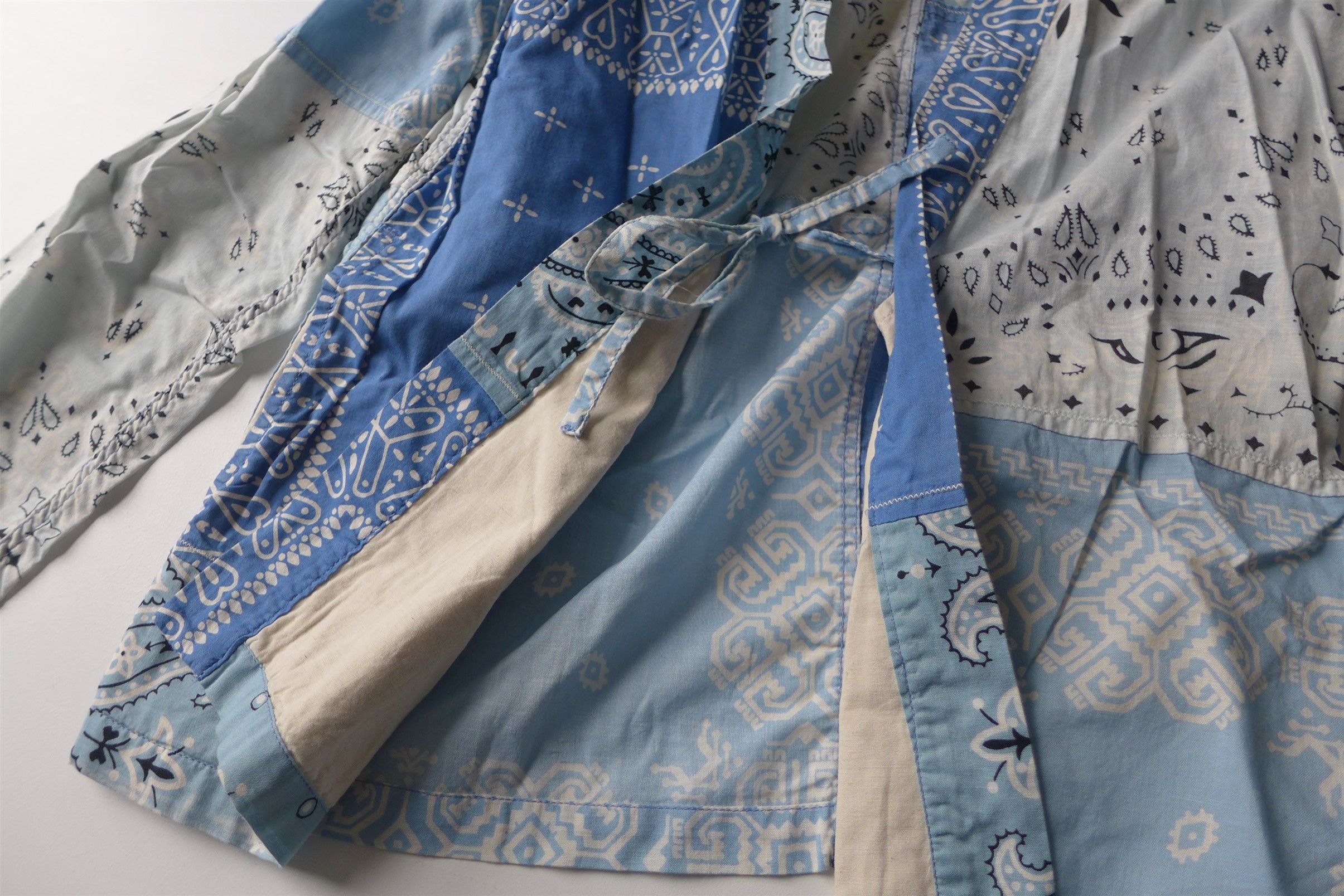 Kapital Kapital Kakashi Bandana Patchwork Kimono Shirt - Sax Size US M / EU 48-50 / 2 - 6 Thumbnail