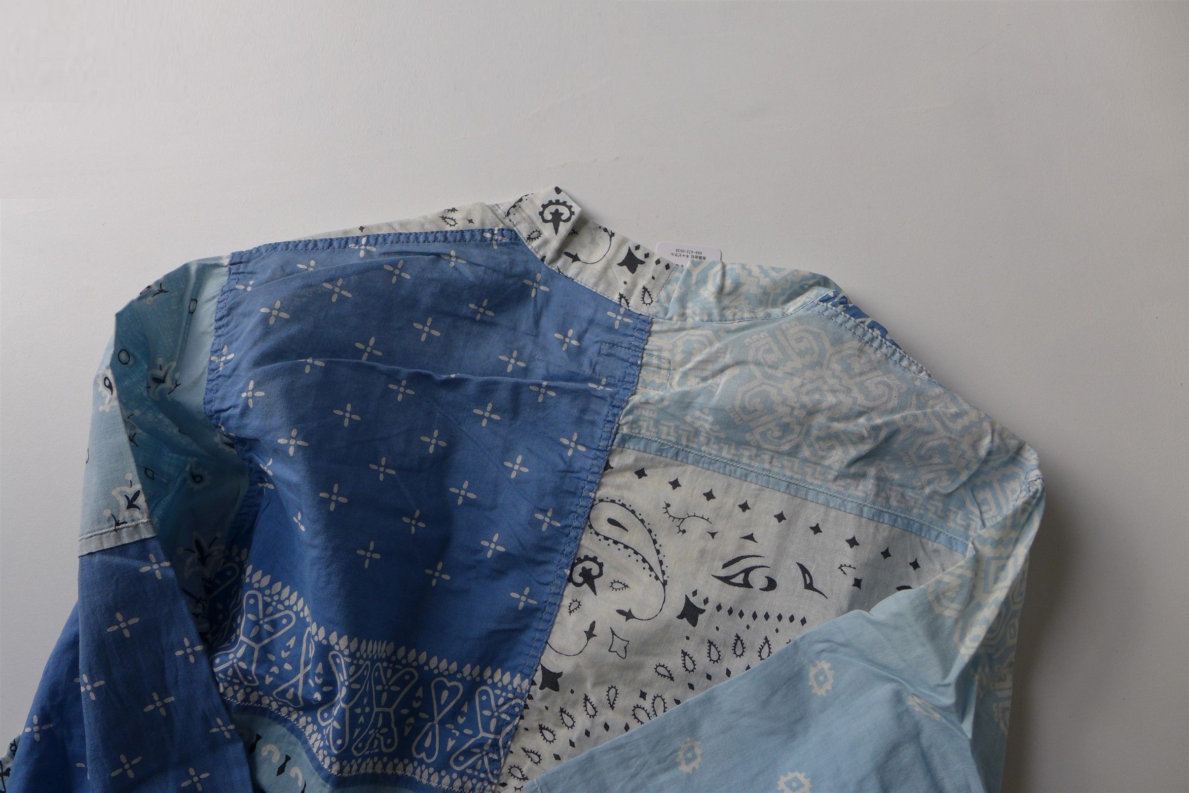 Kapital Kapital Kakashi Bandana Patchwork Kimono Shirt - Sax Size US XL / EU 56 / 4 - 4 Thumbnail
