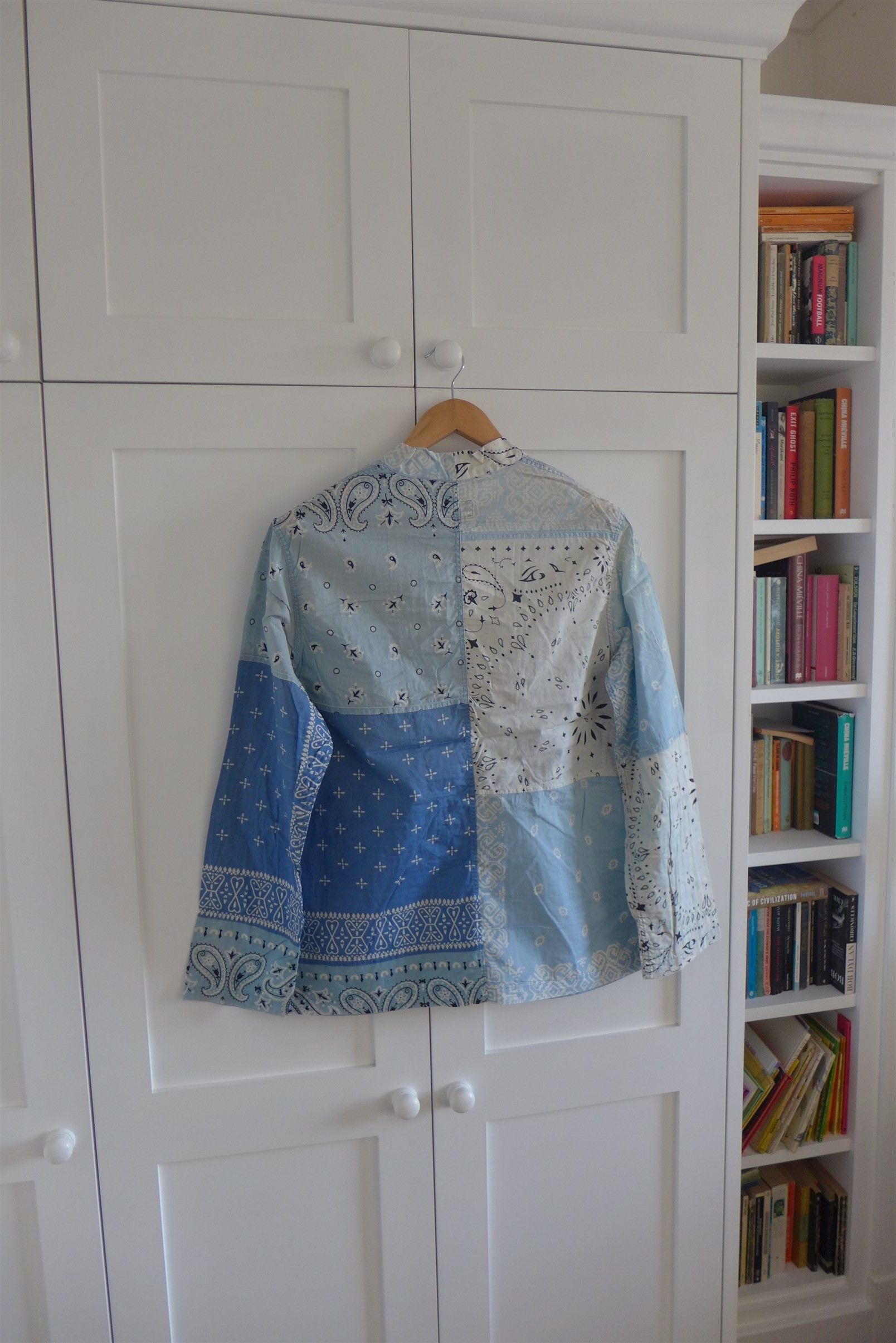 Kapital Kapital Kakashi Bandana Patchwork Kimono Shirt - Sax Size US L / EU 52-54 / 3 - 2 Thumbnail