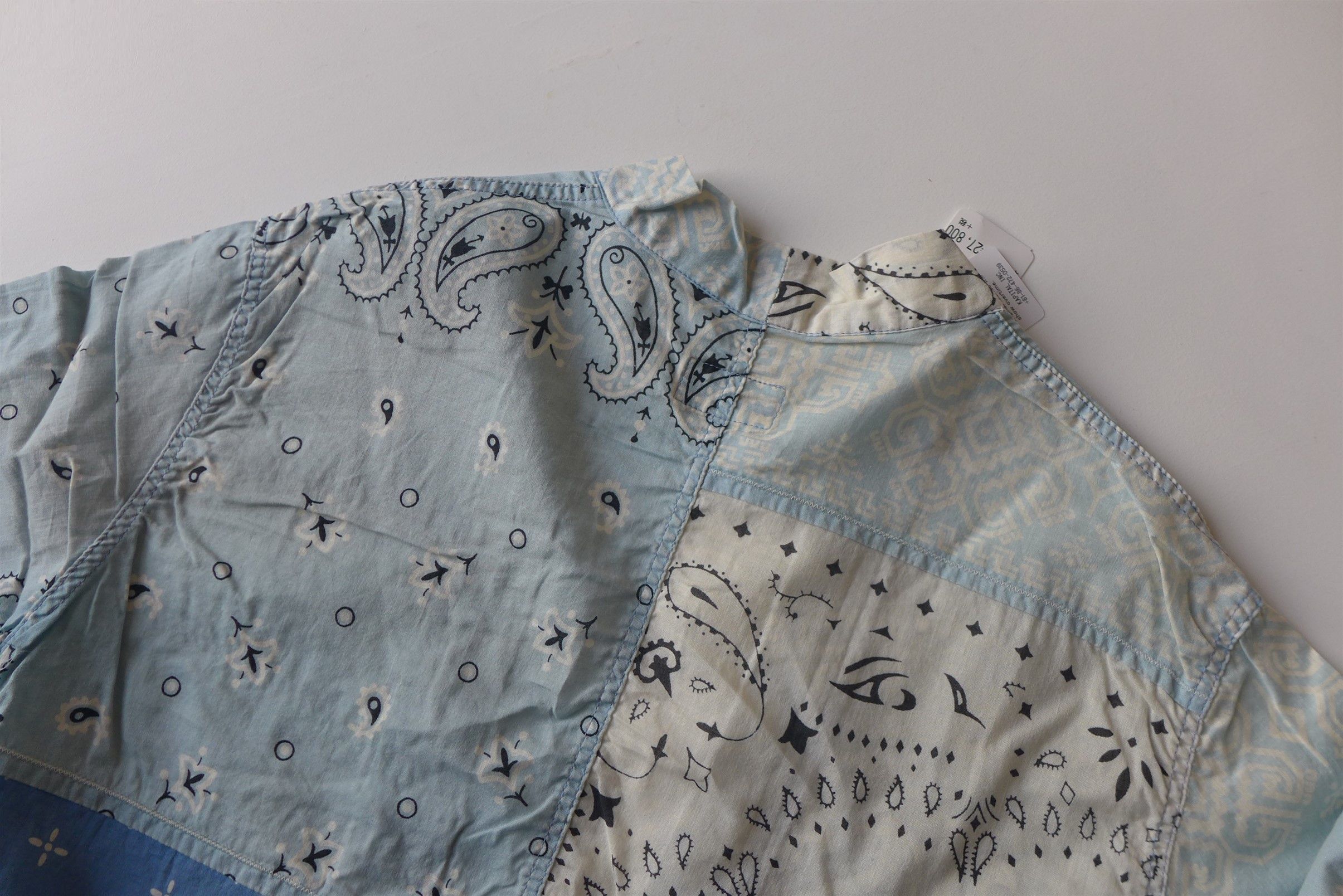 Kapital Kapital Kakashi Bandana Patchwork Kimono Shirt - Sax Size US L / EU 52-54 / 3 - 5 Thumbnail