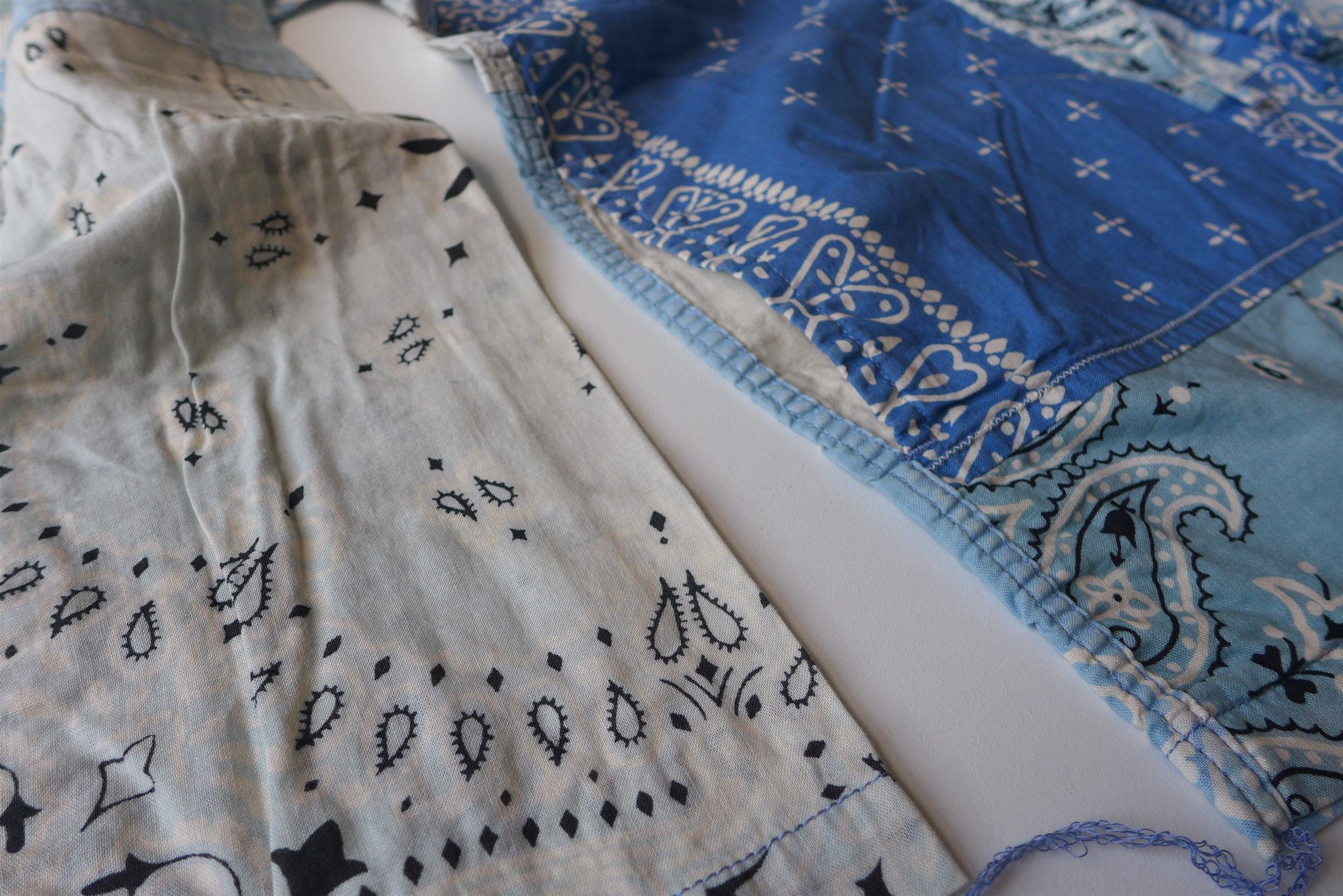 Kapital Kapital Kakashi Bandana Patchwork Kimono Shirt - Sax Size US L / EU 52-54 / 3 - 10 Thumbnail