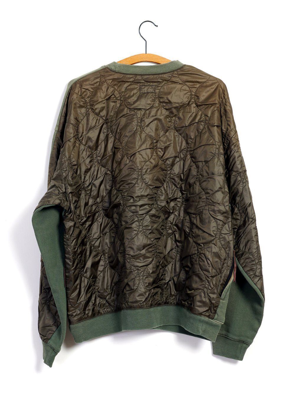 Kapital Kapital Oversized Fleecy Knit Bivouac Big Sweat - Khaki Size US S / EU 44-46 / 1 - 2 Thumbnail