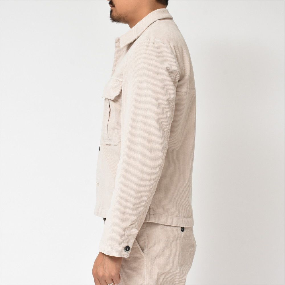 Barena Barena Trucker Jacket - Stone Corduroy Size US M / EU 48-50 / 2 - 3 Thumbnail