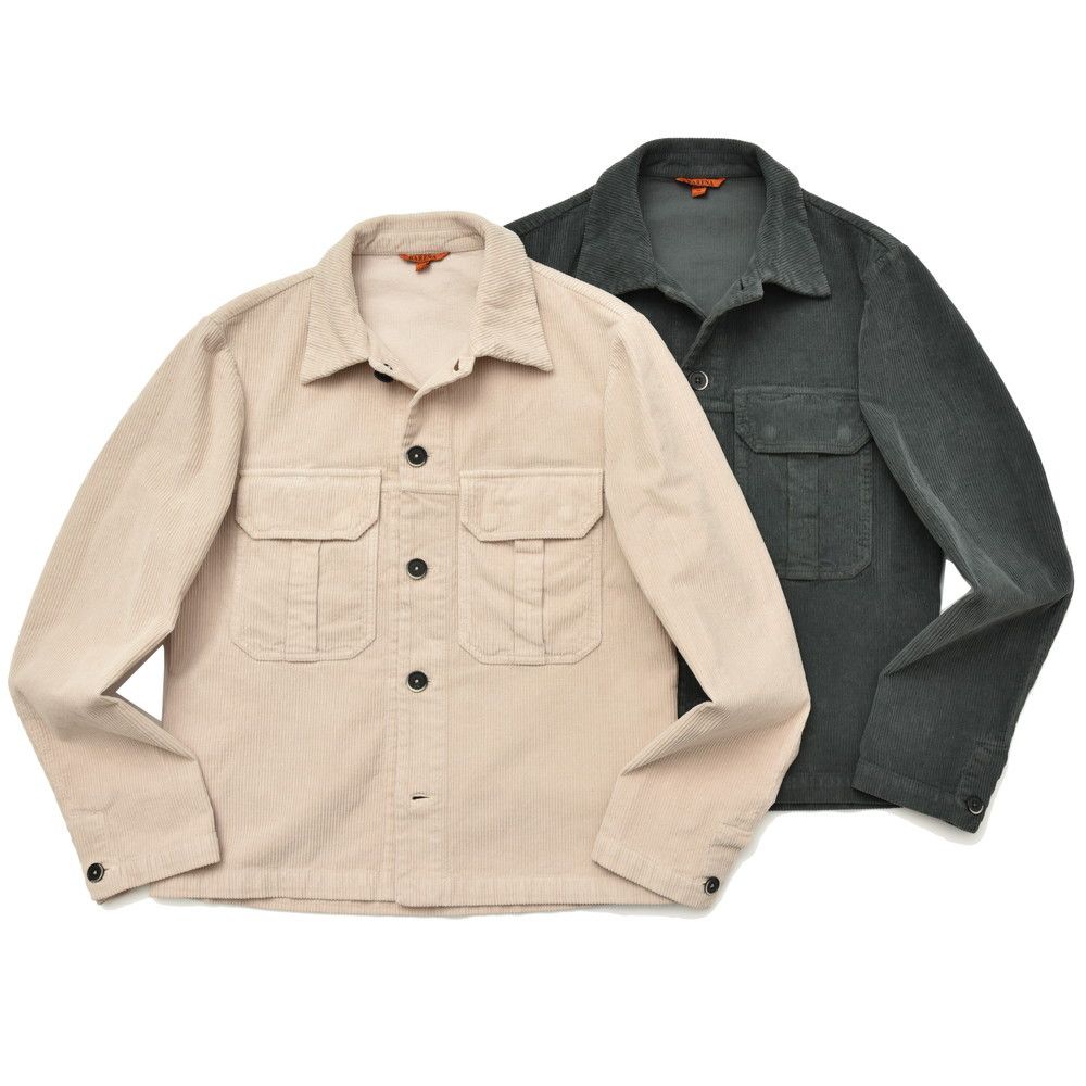 Barena Barena Trucker Jacket - Stone Corduroy Size US M / EU 48-50 / 2 - 8 Thumbnail