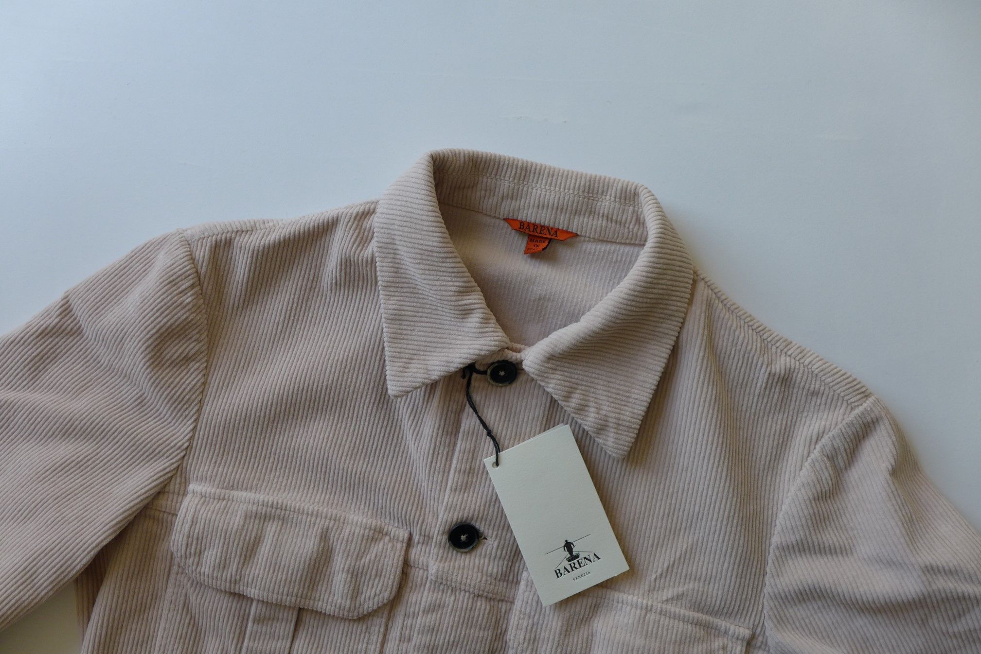 Barena Barena Trucker Jacket - Stone Corduroy Size US M / EU 48-50 / 2 - 11 Thumbnail