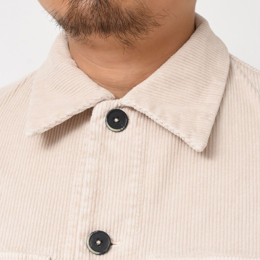 Barena Barena Trucker Jacket - Stone Corduroy Size US M / EU 48-50 / 2 - 5 Thumbnail