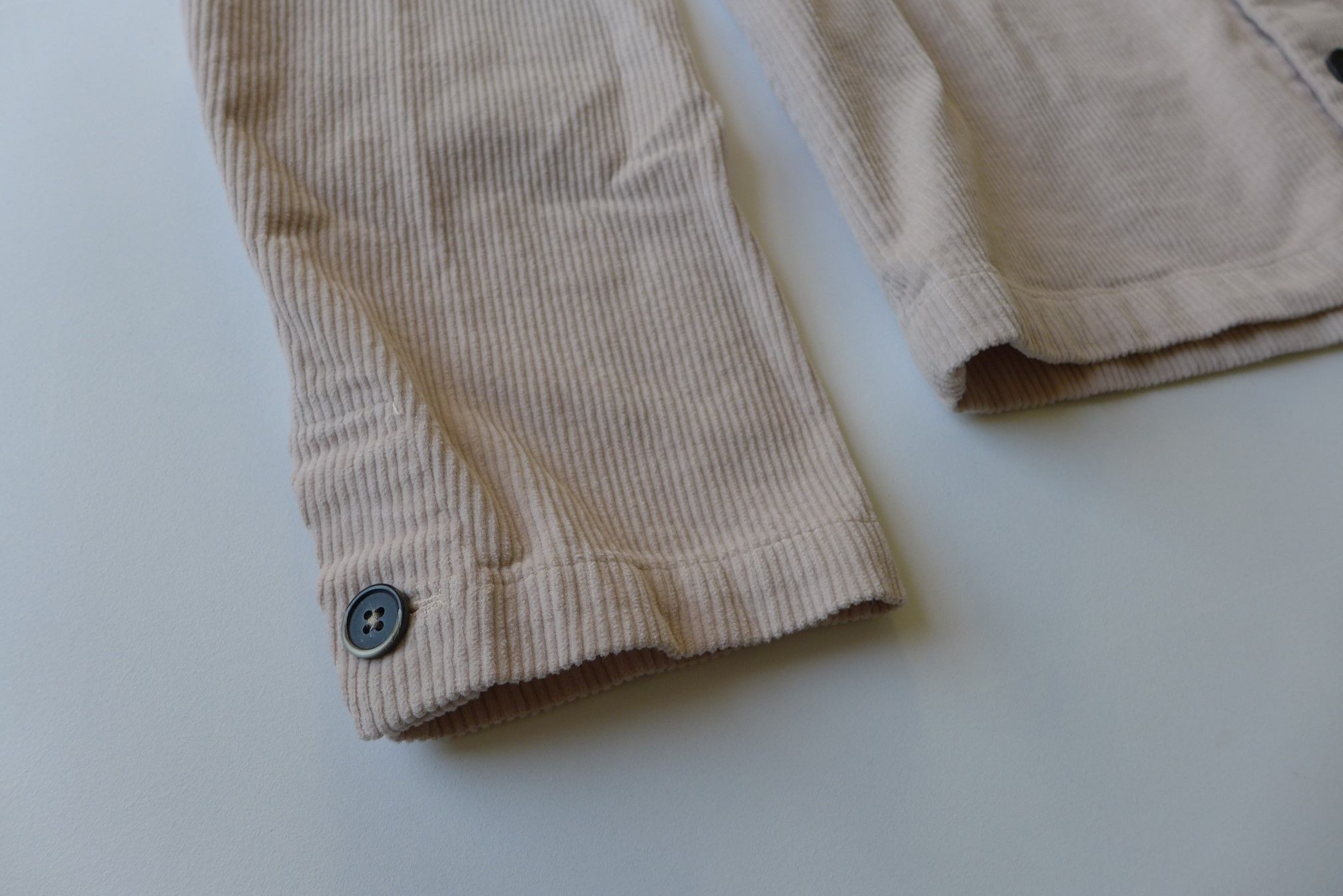 Barena Barena Trucker Jacket - Stone Corduroy Size US M / EU 48-50 / 2 - 13 Thumbnail