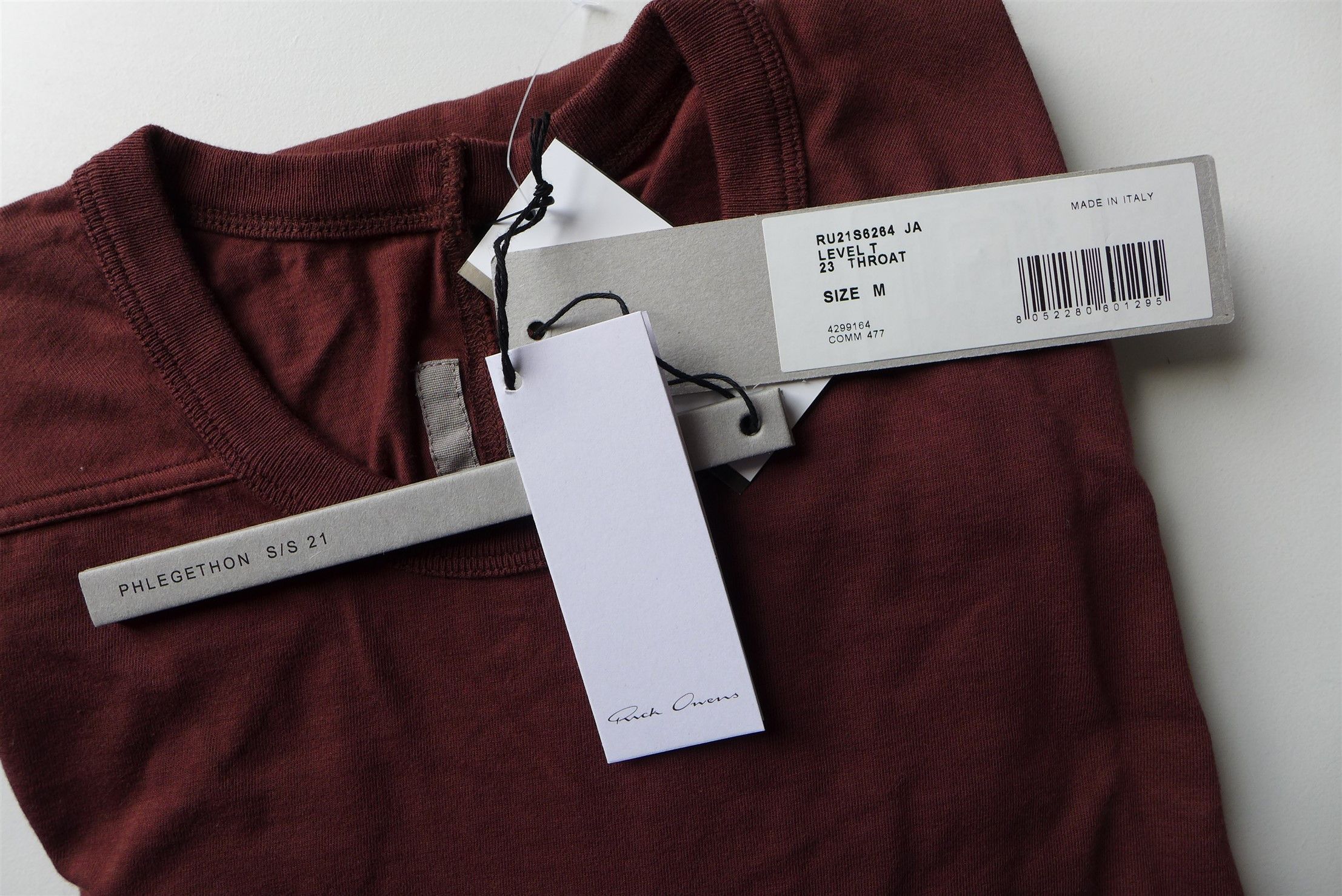 Rick Owens Rick Owens SS21 Level T-Shirt - Throat Size US M / EU 48-50 / 2 - 8 Thumbnail