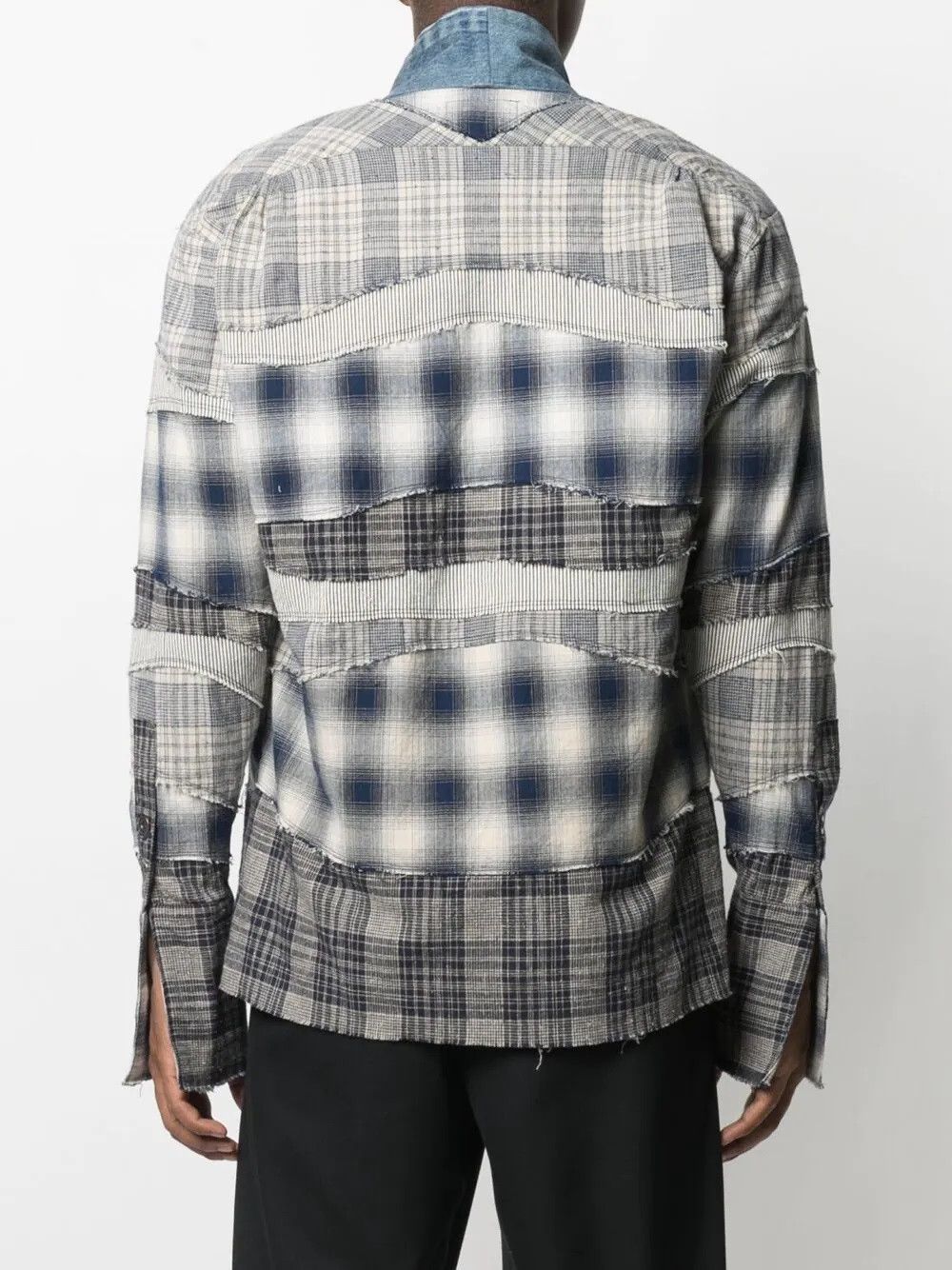 Greg Lauren Greg Lauren Mixed Blue & White Kimono Size US S / EU 44-46 / 1 - 4 Thumbnail