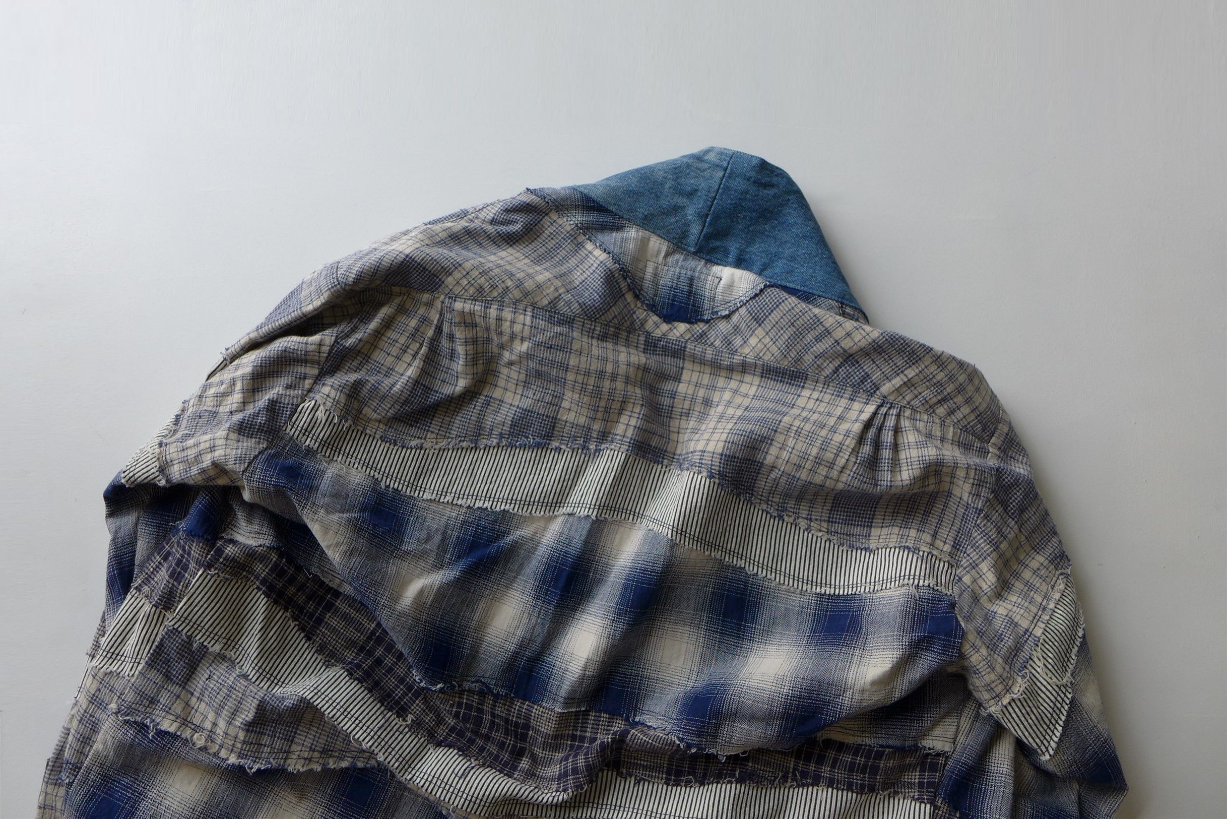 Greg Lauren Greg Lauren Mixed Blue & White Kimono Size US S / EU 44-46 / 1 - 12 Thumbnail