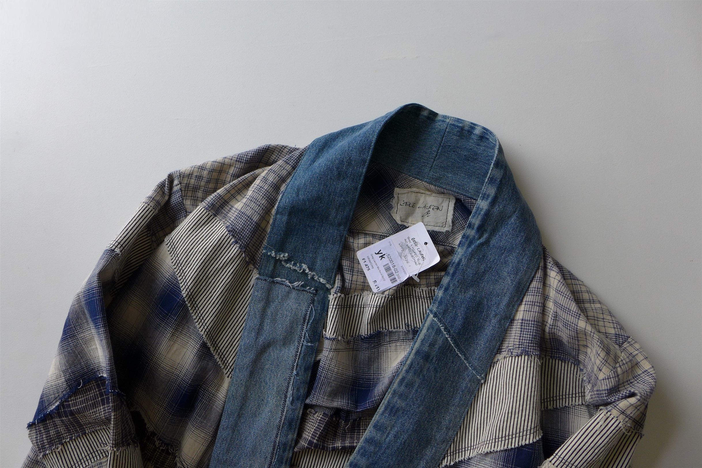 Greg Lauren Greg Lauren Mixed Blue & White Kimono Size US S / EU 44-46 / 1 - 11 Thumbnail