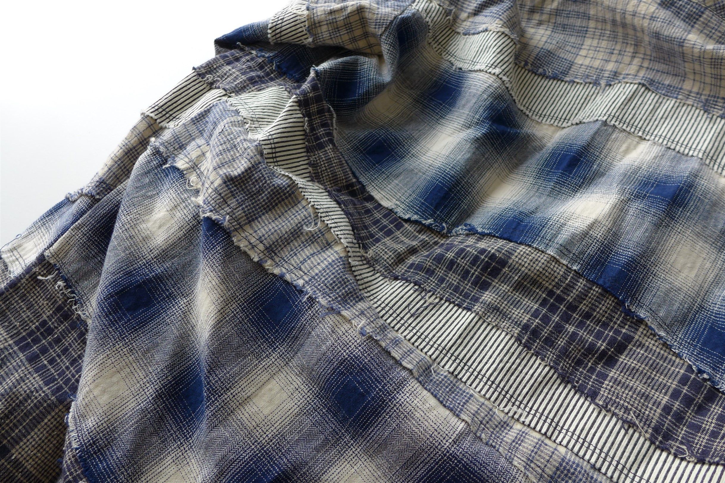 Greg Lauren Greg Lauren Mixed Blue & White Kimono Size US S / EU 44-46 / 1 - 19 Thumbnail