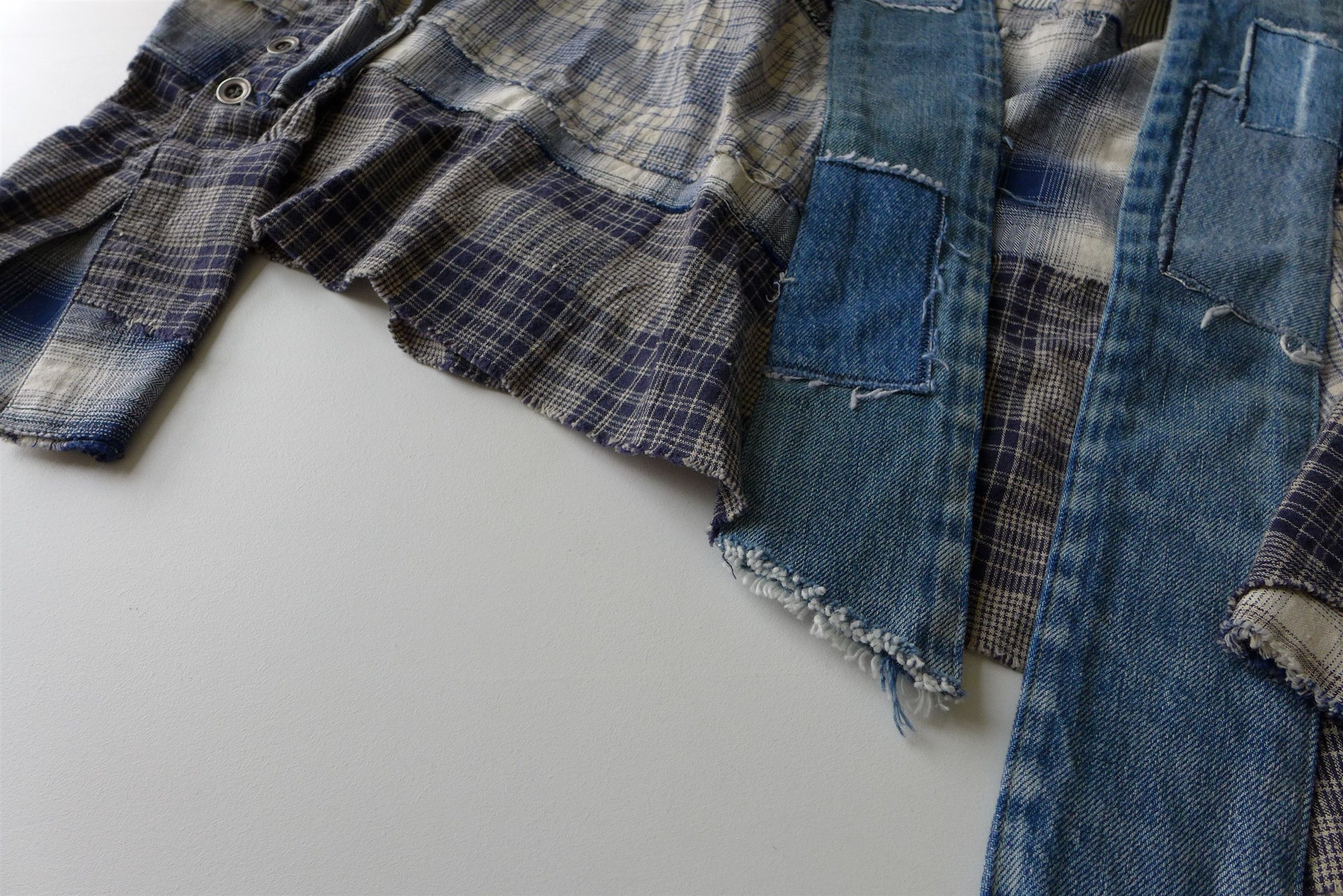 Greg Lauren Greg Lauren Mixed Blue & White Kimono Size US S / EU 44-46 / 1 - 14 Thumbnail