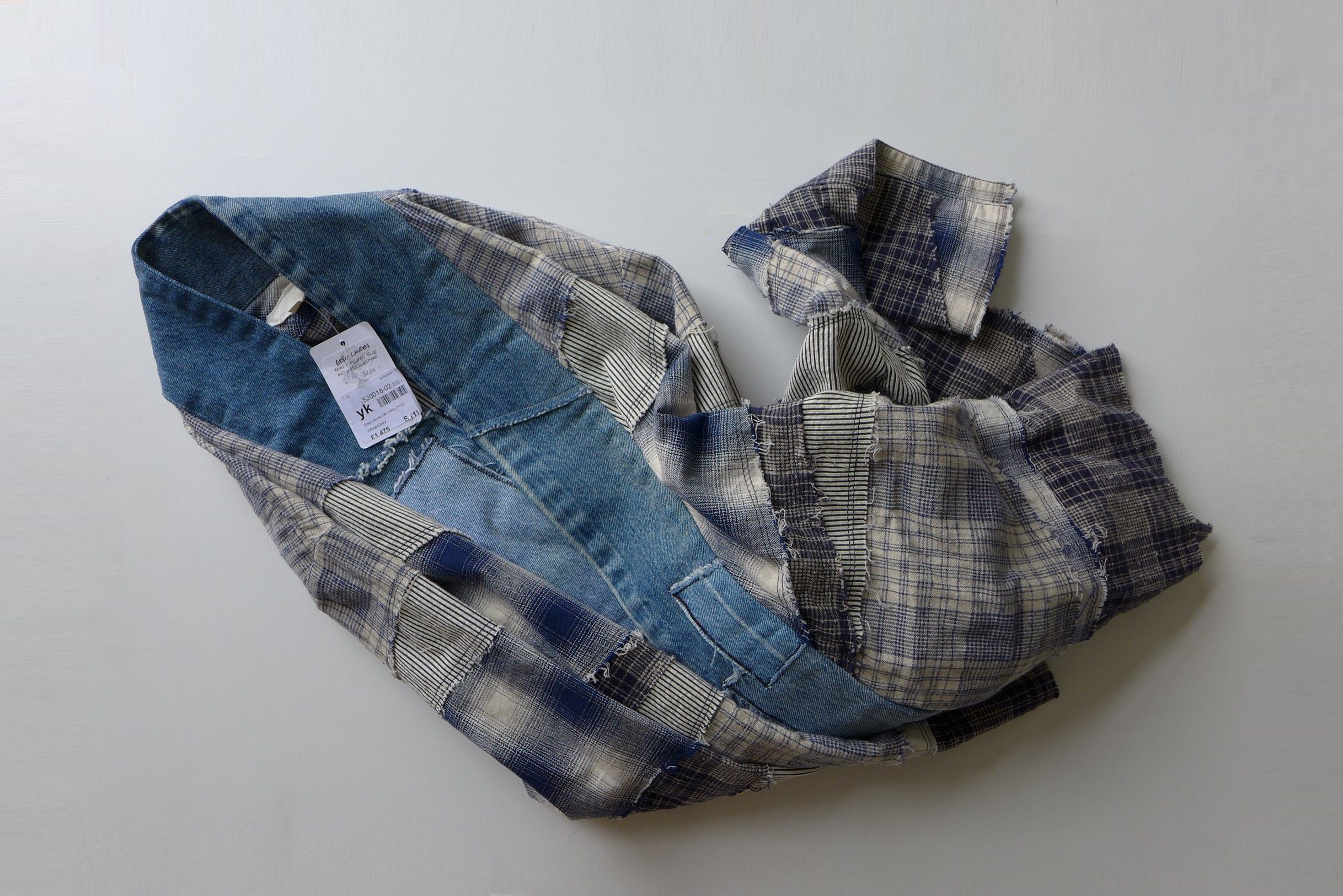 Greg Lauren Greg Lauren Mixed Blue & White Kimono Size US S / EU 44-46 / 1 - 10 Thumbnail