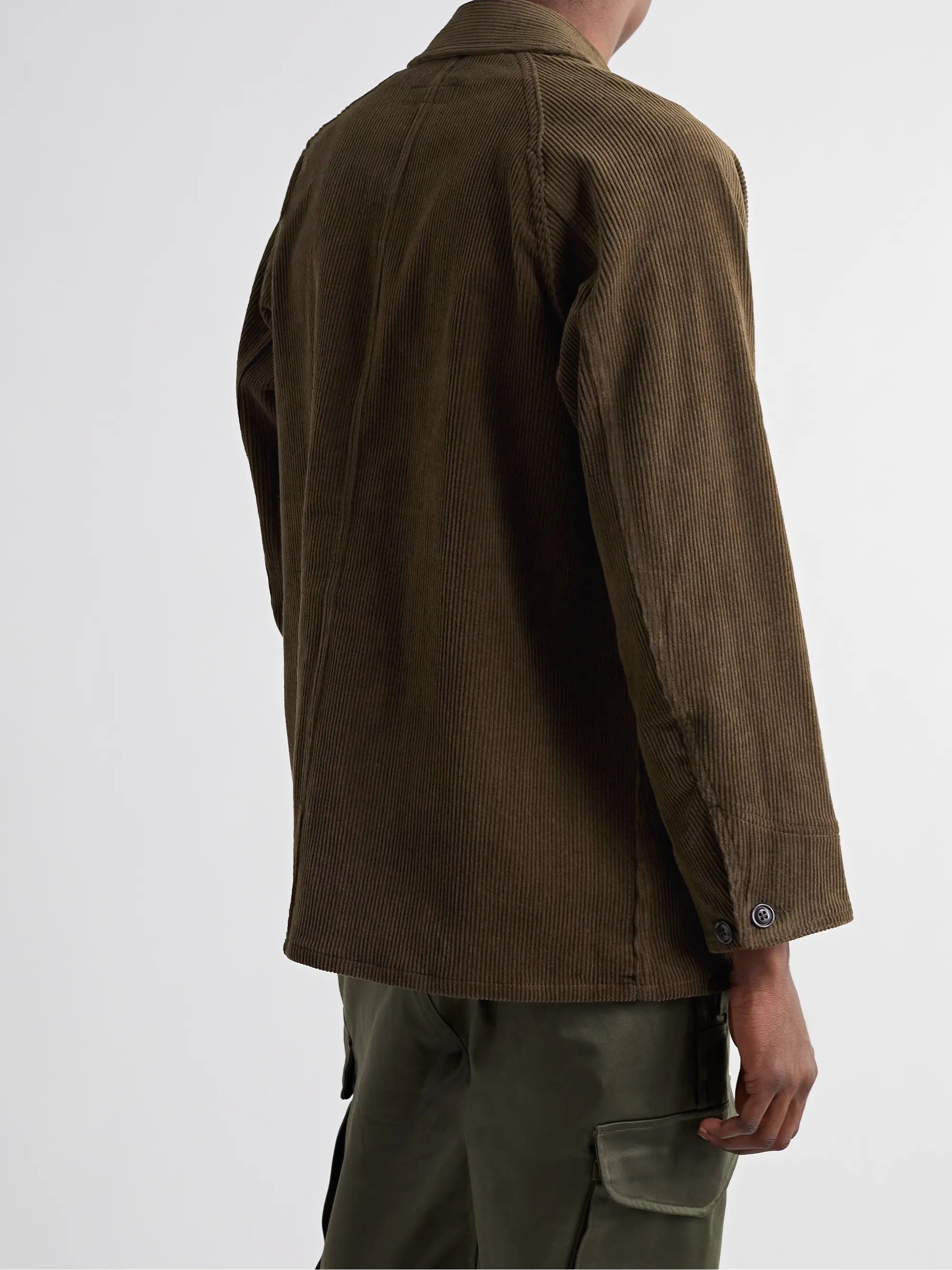 Monitaly Monitaly Coverall Jacket - 8-Wale Brown Corduroy Size US S / EU 44-46 / 1 - 3 Thumbnail